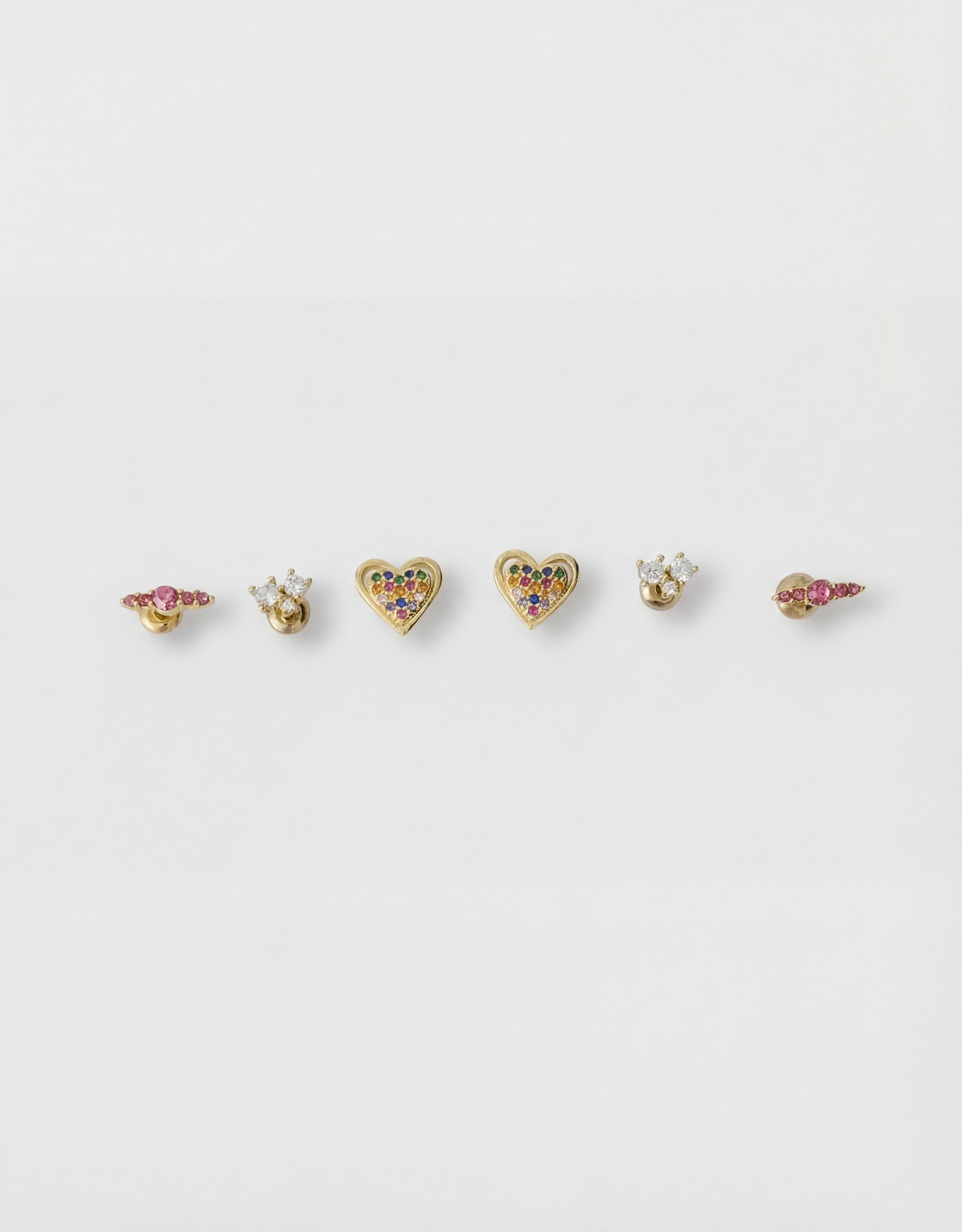 Stra&szlig;-Ohrring-Set Gold SHOEBY ACCESSOIRES