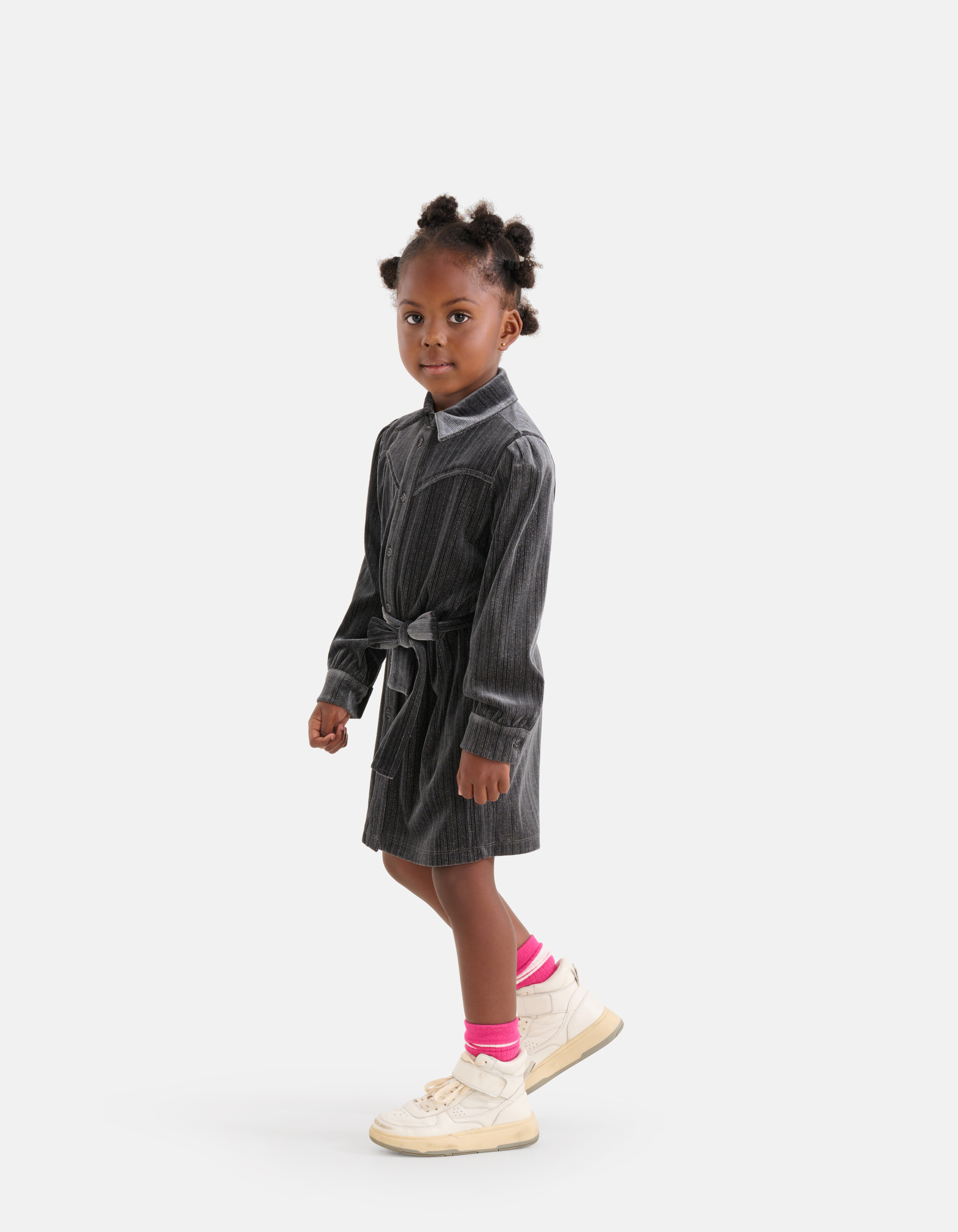 Glitzerkleid Dunkelgrau SHOEBY GIRLS