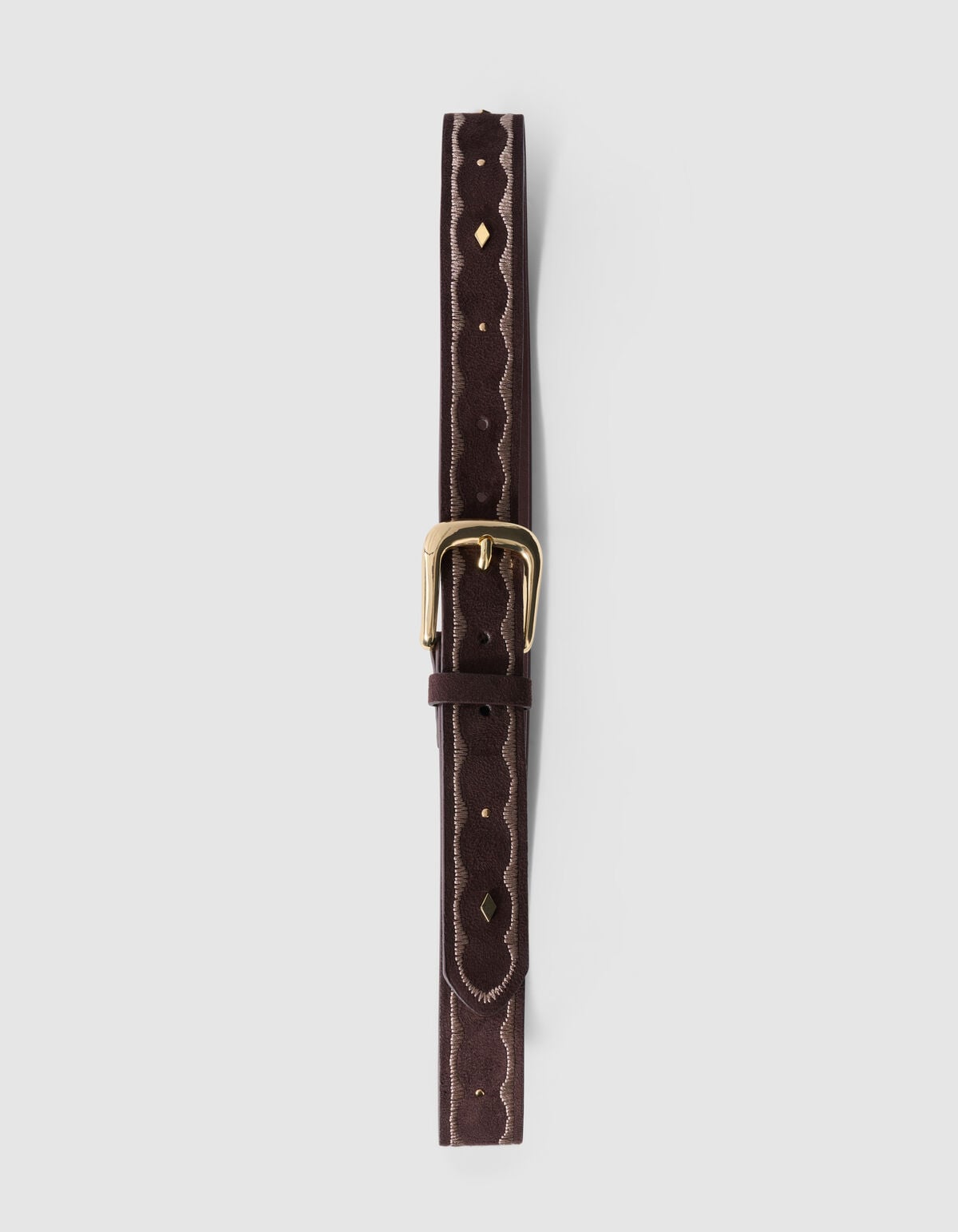 Triangle Western-G&uuml;rtel Braun SHOEBY ACCESSOIRES
