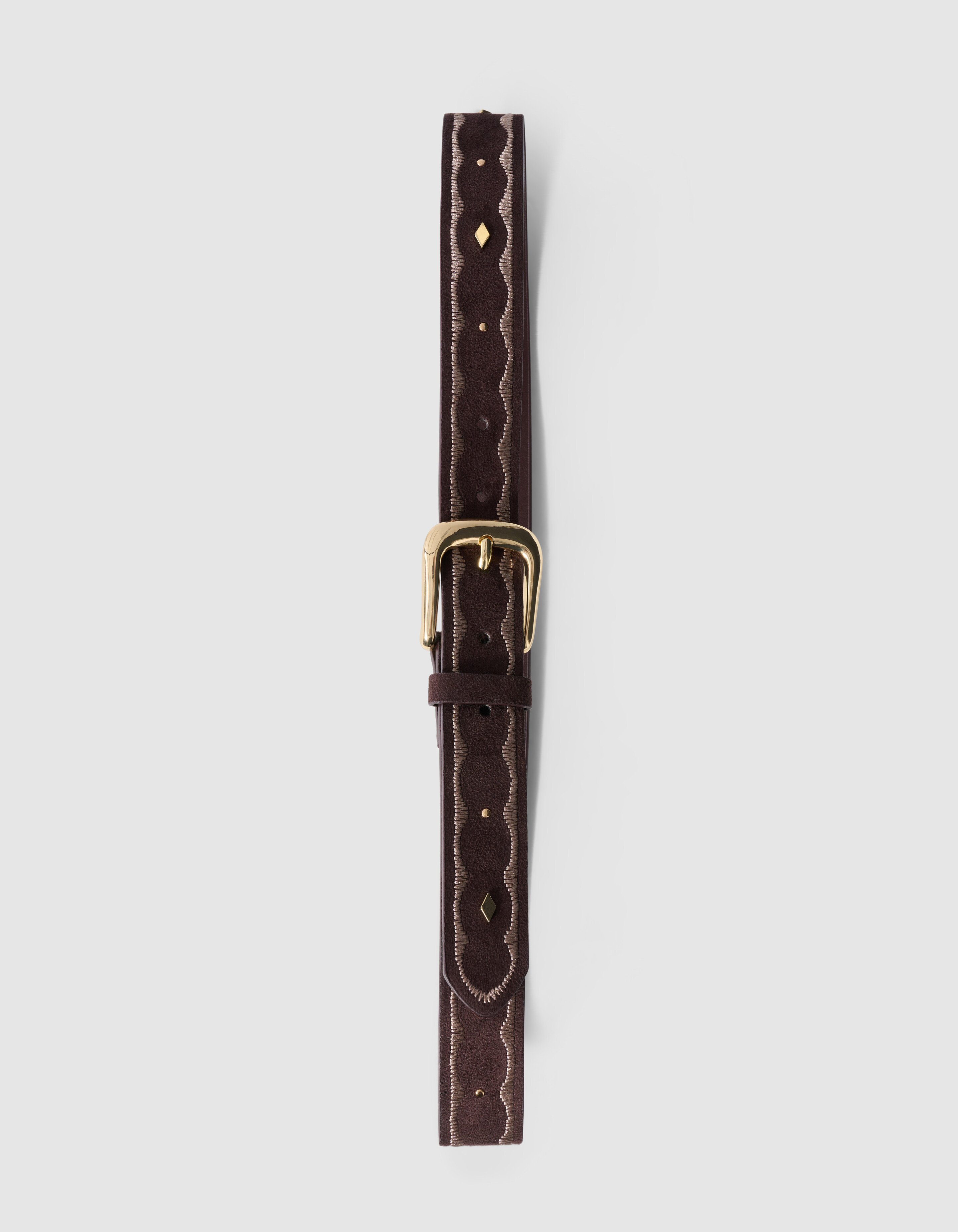 Triangle Western-G&uuml;rtel Braun SHOEBY ACCESSOIRES