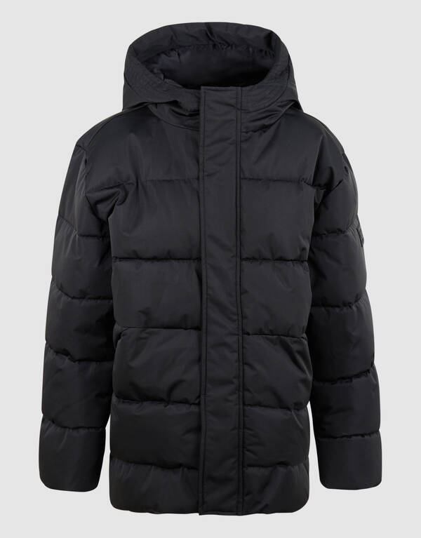 ange technische Pufferjacke in Schwarz SHOEBY BOYS