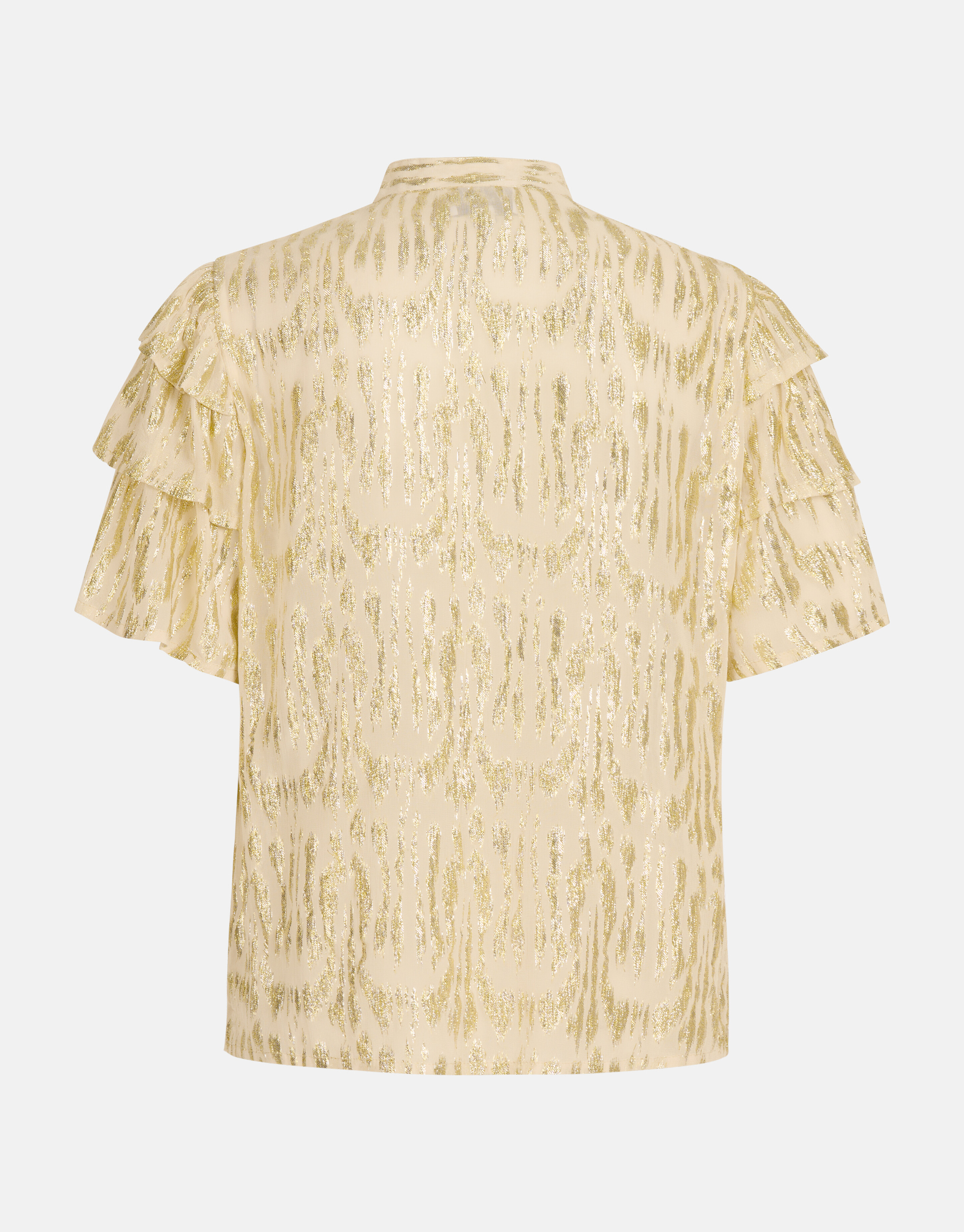 Jacquard-Lurex-Top Beige SHOEBY WOMEN