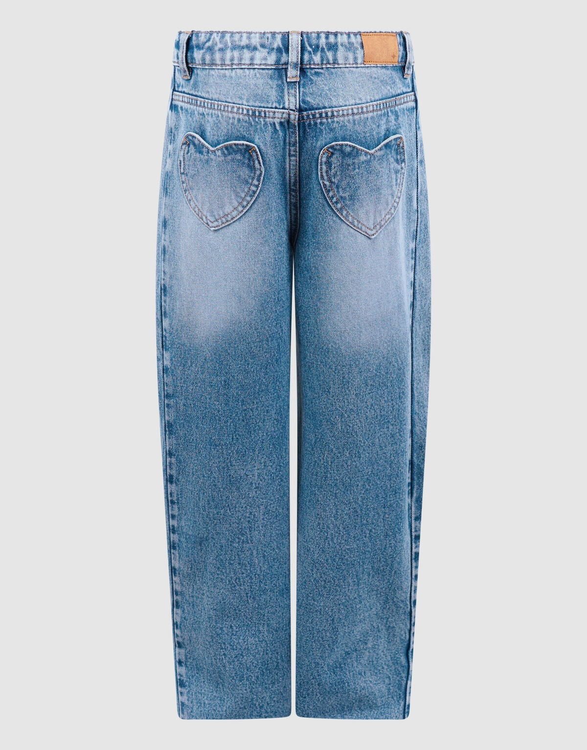 Jeans mit Falten und weitem Bein, blau SHOEBY GIRLS