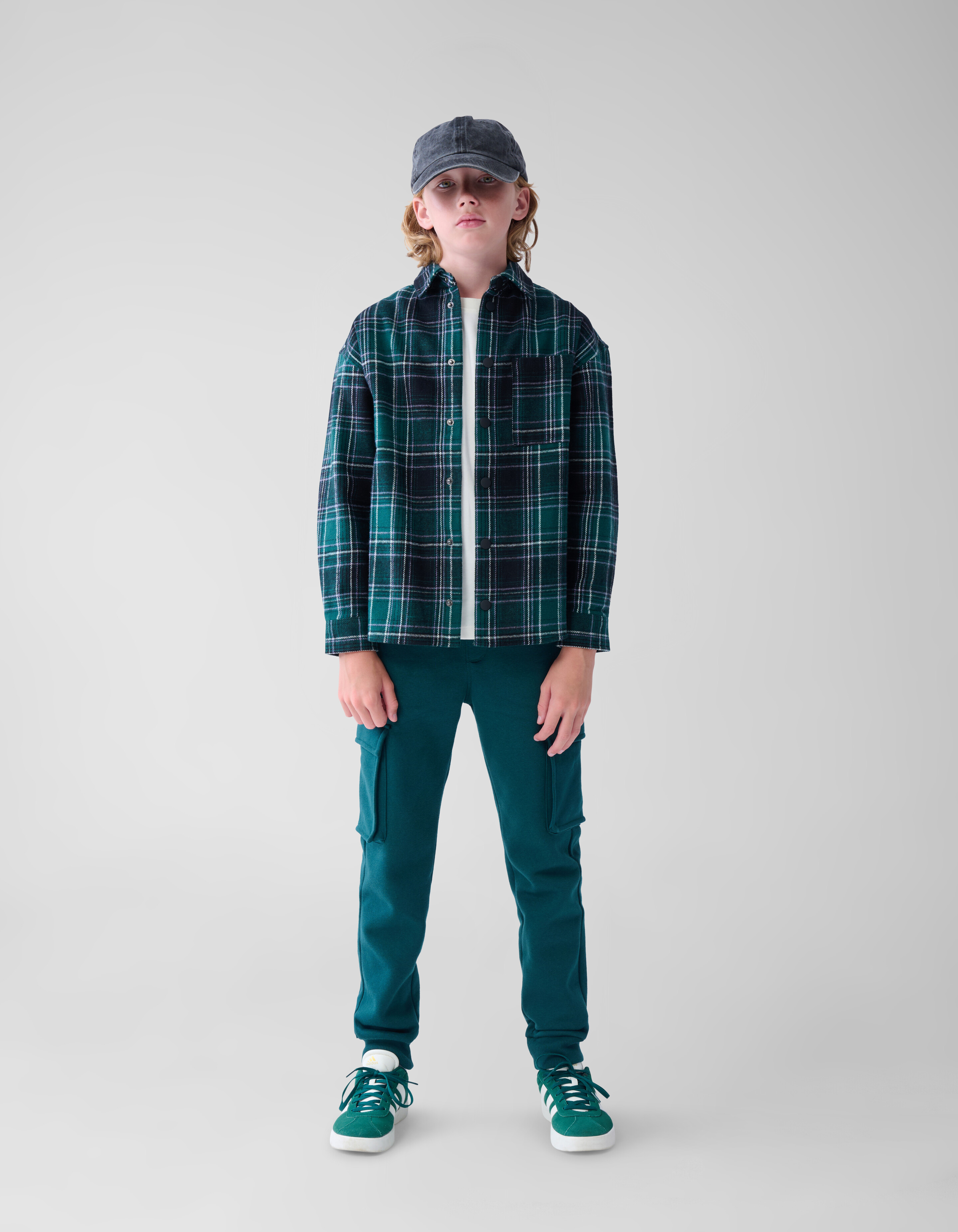 Kariertes Hemd Grün SHOEBY BOYS