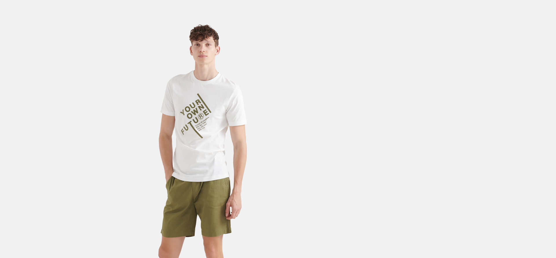 Artwork T-Shirt Weiß SHOEBY MEN