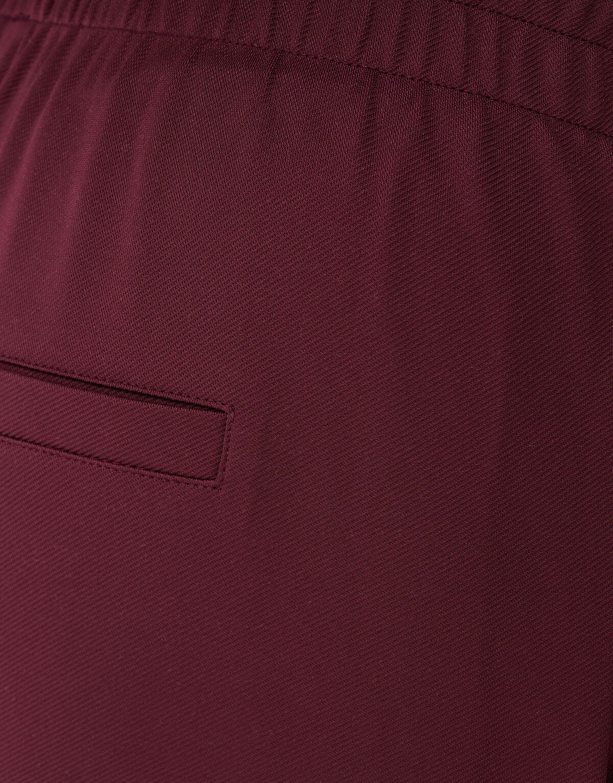 Dunkelrote Basic-Hose mit weitem Bein SHOEBY WOMEN