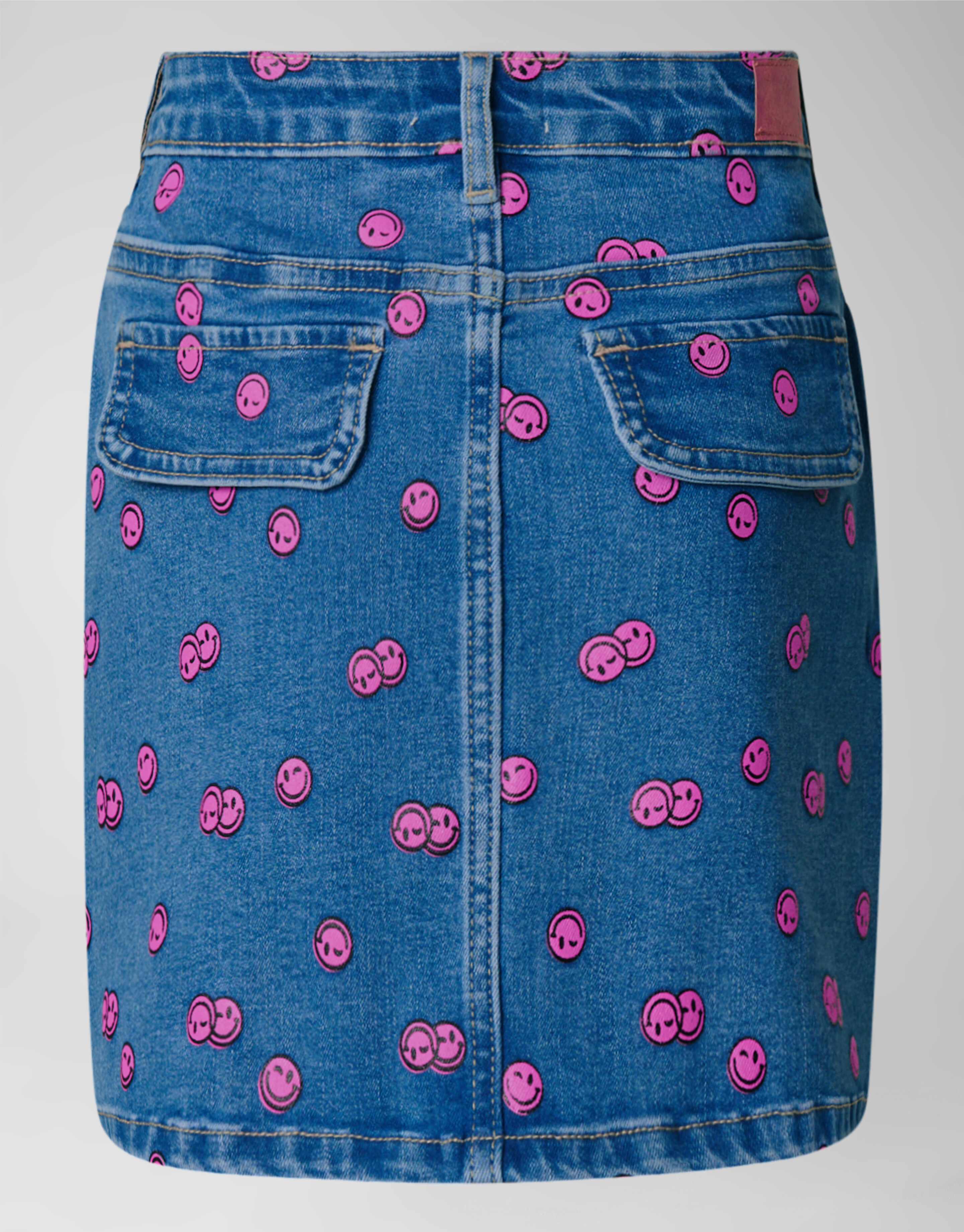 Bedruckter Jeansminirock Blau SHOEBY GIRLS