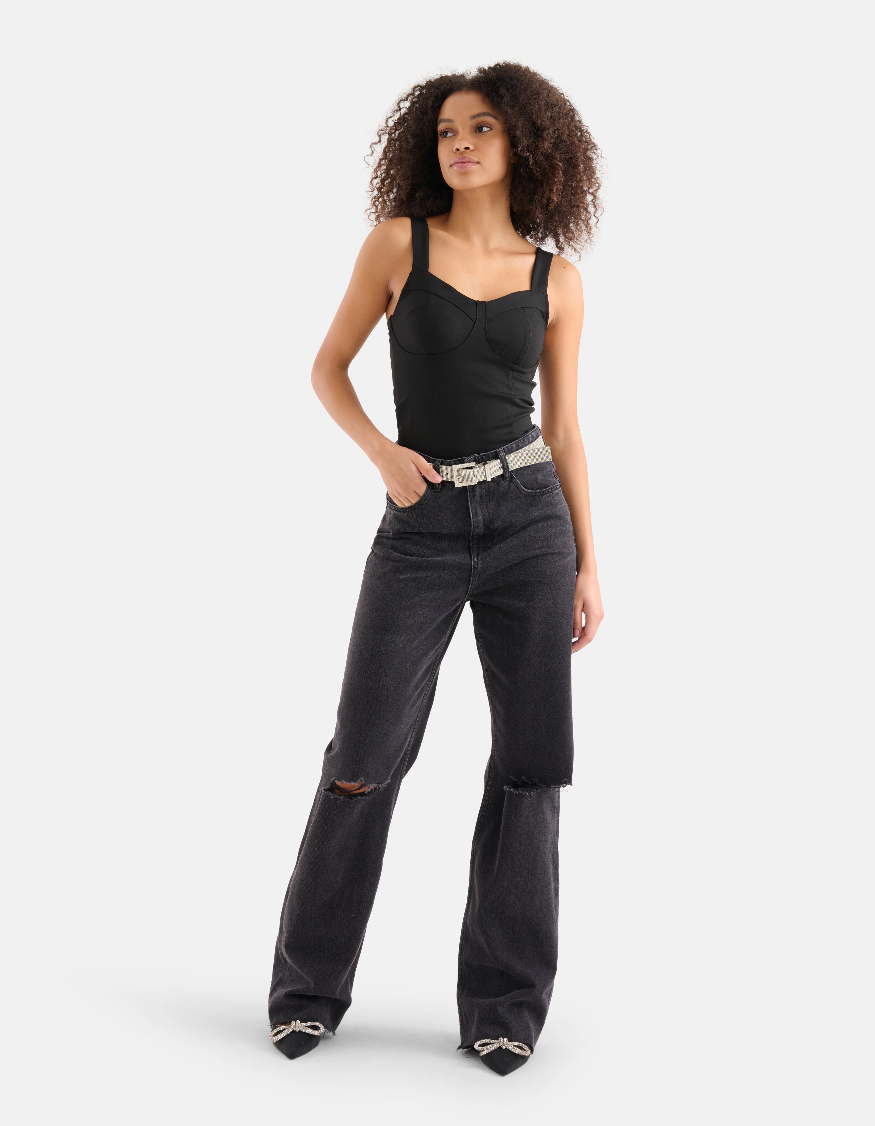 Bustier-Top Schwarz SHOEBY WOMEN