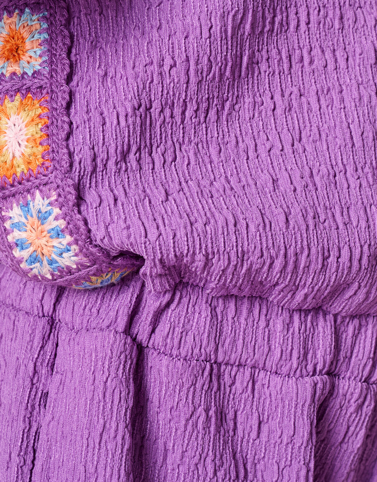 Geh&auml;kelter Jumpsuit Dunkelviolett SHOEBY GIRLS