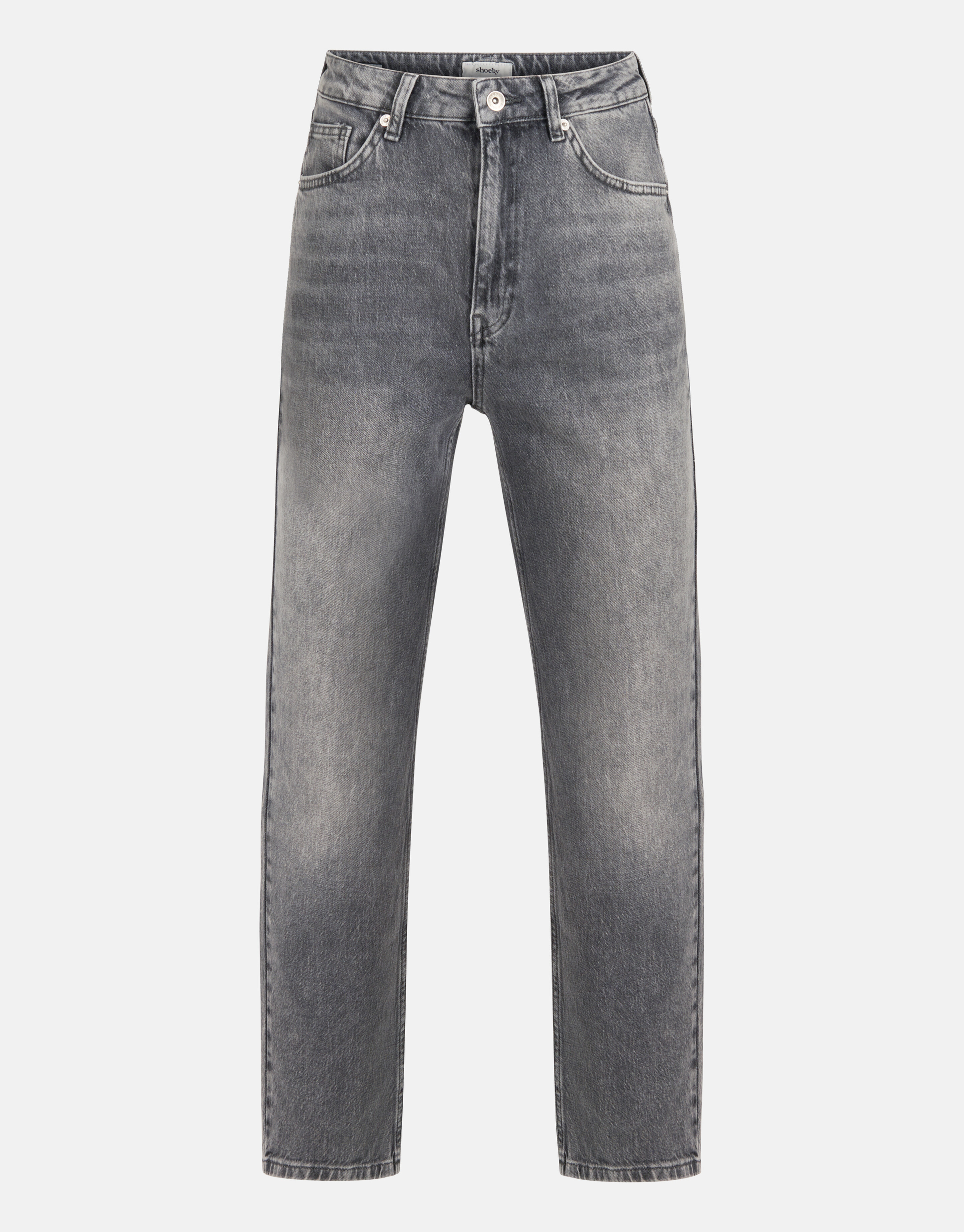 Straight Denim Jeans Grau SHOEBY WOMEN