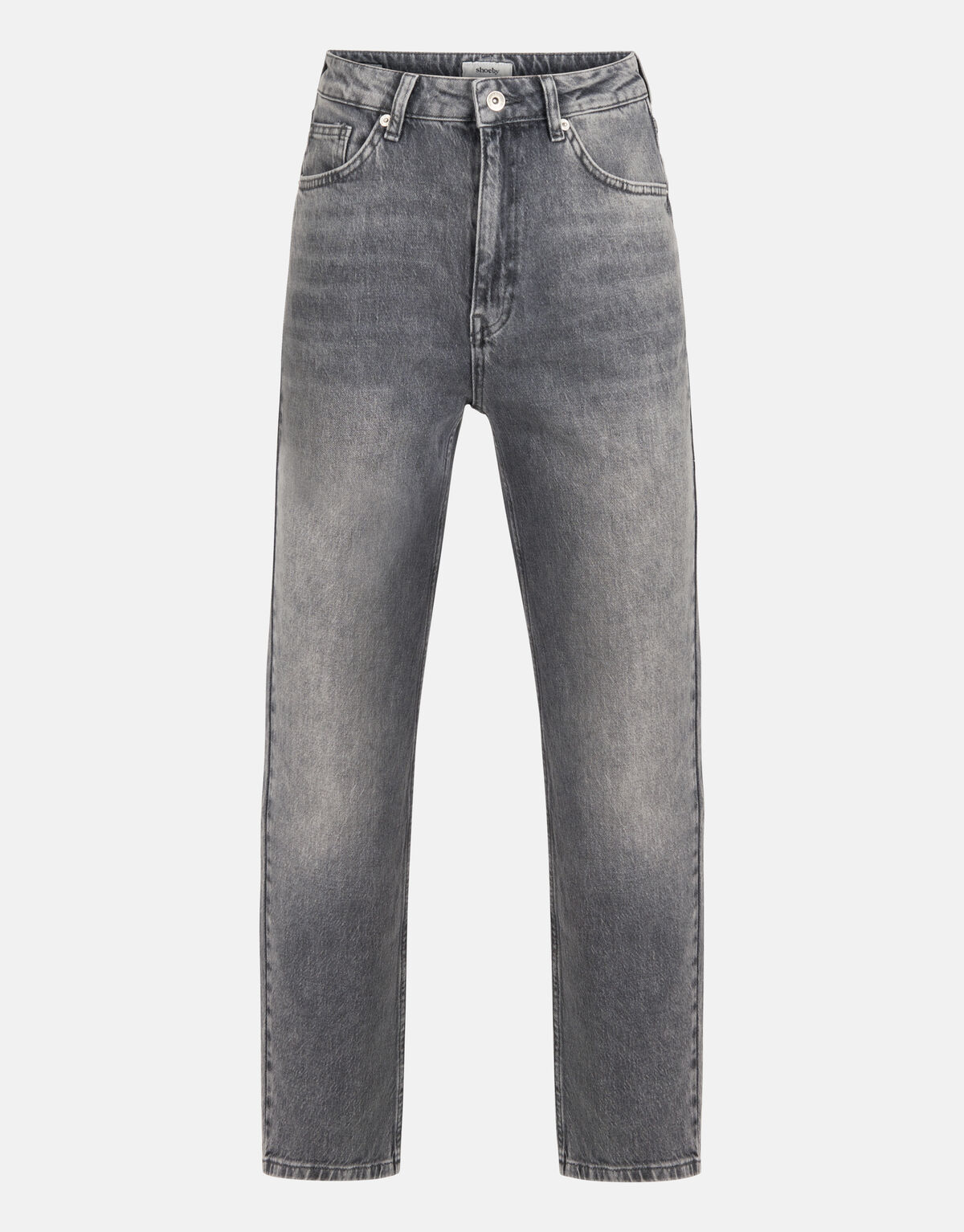 Straight Denim Jeans Grau SHOEBY WOMEN