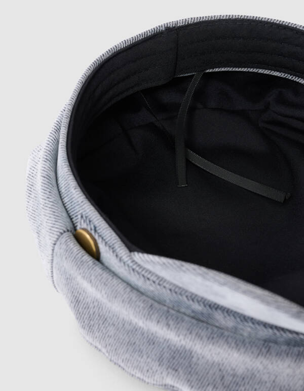 Baker Boy Military Cap Hellgrau SHOEBY ACCESSOIRES