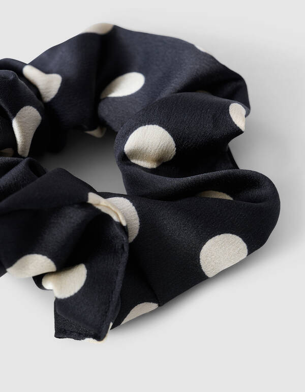 Schwarzer Punkt-Haargummi SHOEBY ACCESSOIRES