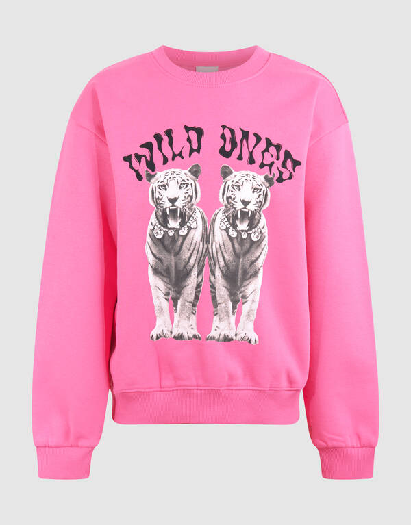 Tiger Kunst Sweatshirt Rosa SHOEBY GIRLS