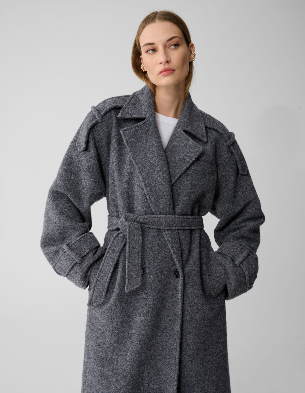 Trenchcoat Dunkelgrau Von Lonneke SHOEBY WOMEN