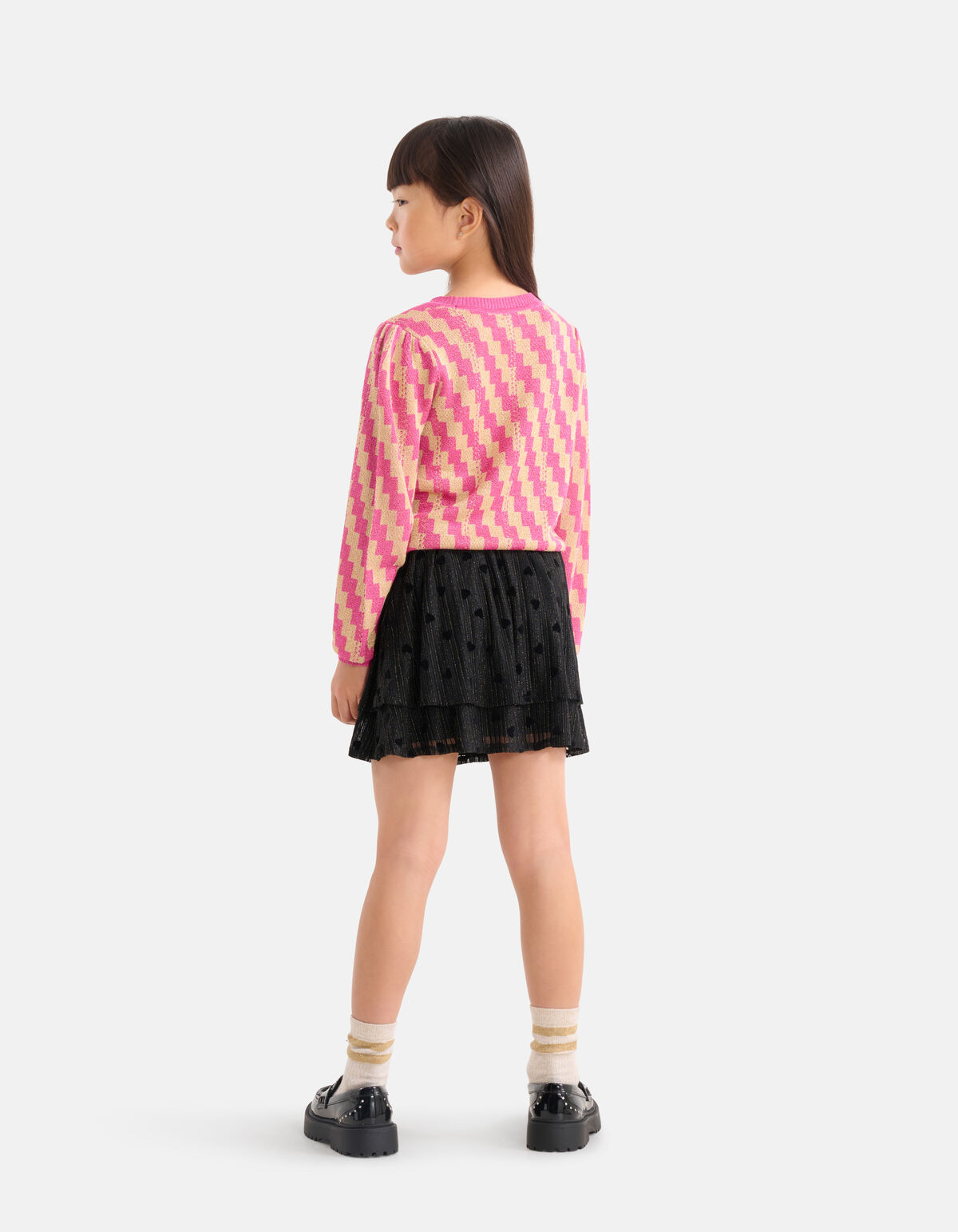 Mesh-Rock Schwarz SHOEBY GIRLS