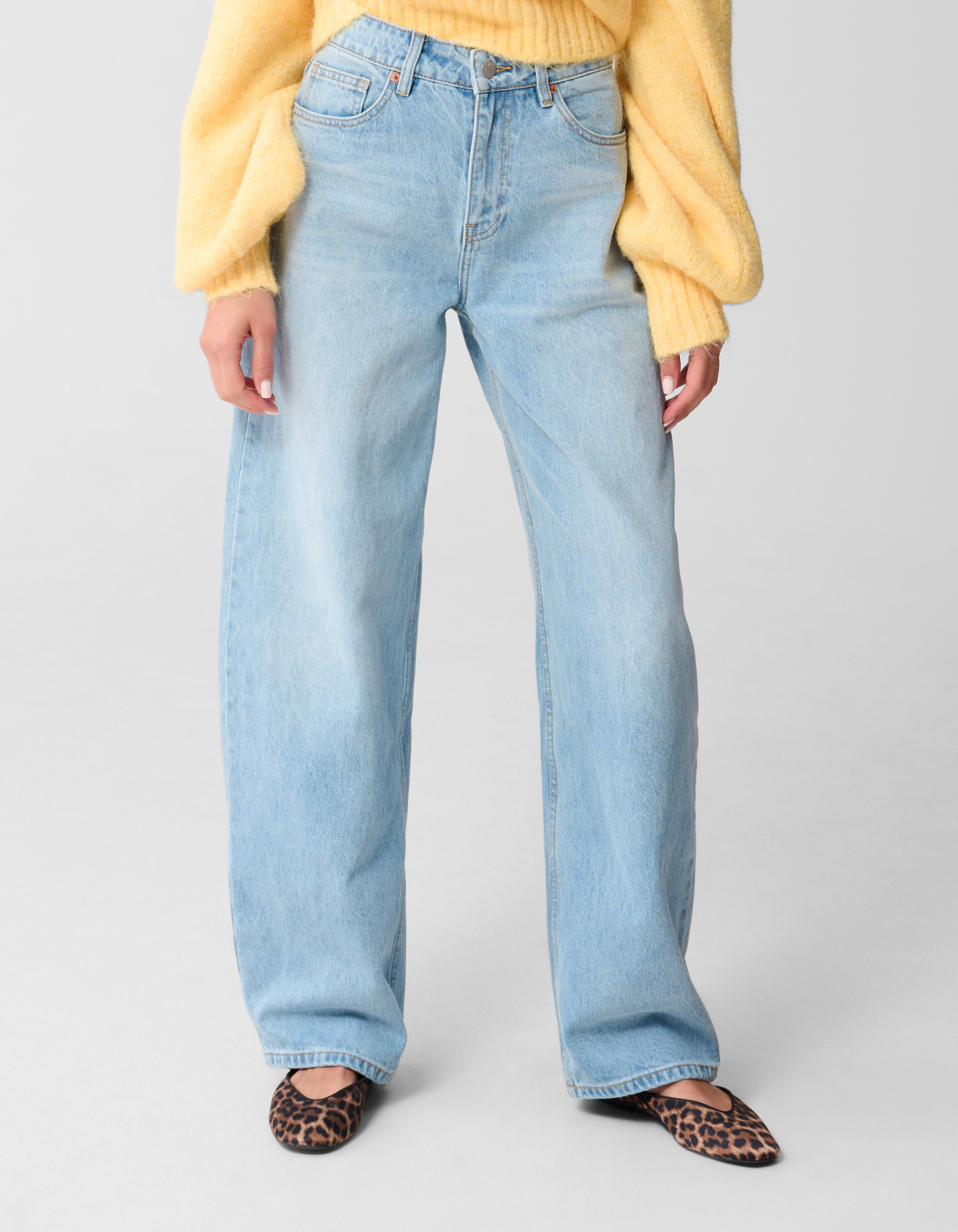 Barrel Fit Jeans Hellblau SHOEBY WOMEN