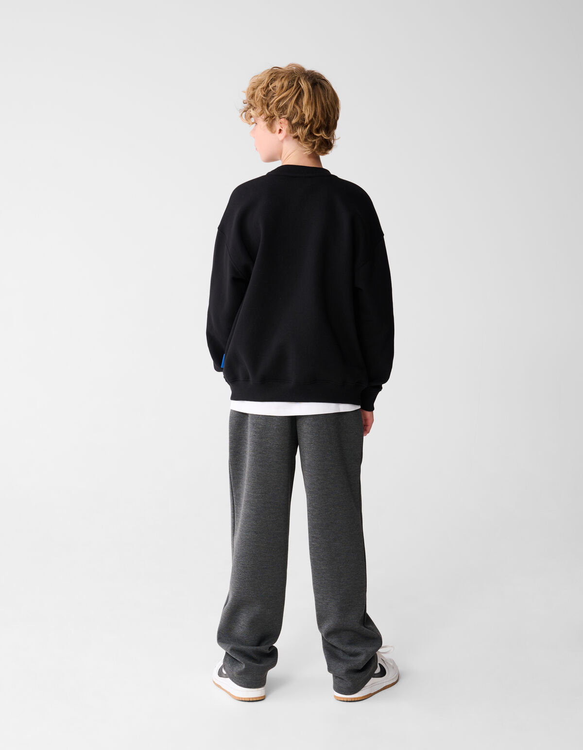 Nature Text Sweatshirt Schwarz SHOEBY BOYS