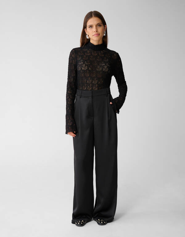 Spitzentop Schwarz von Mieke SHOEBY WOMEN