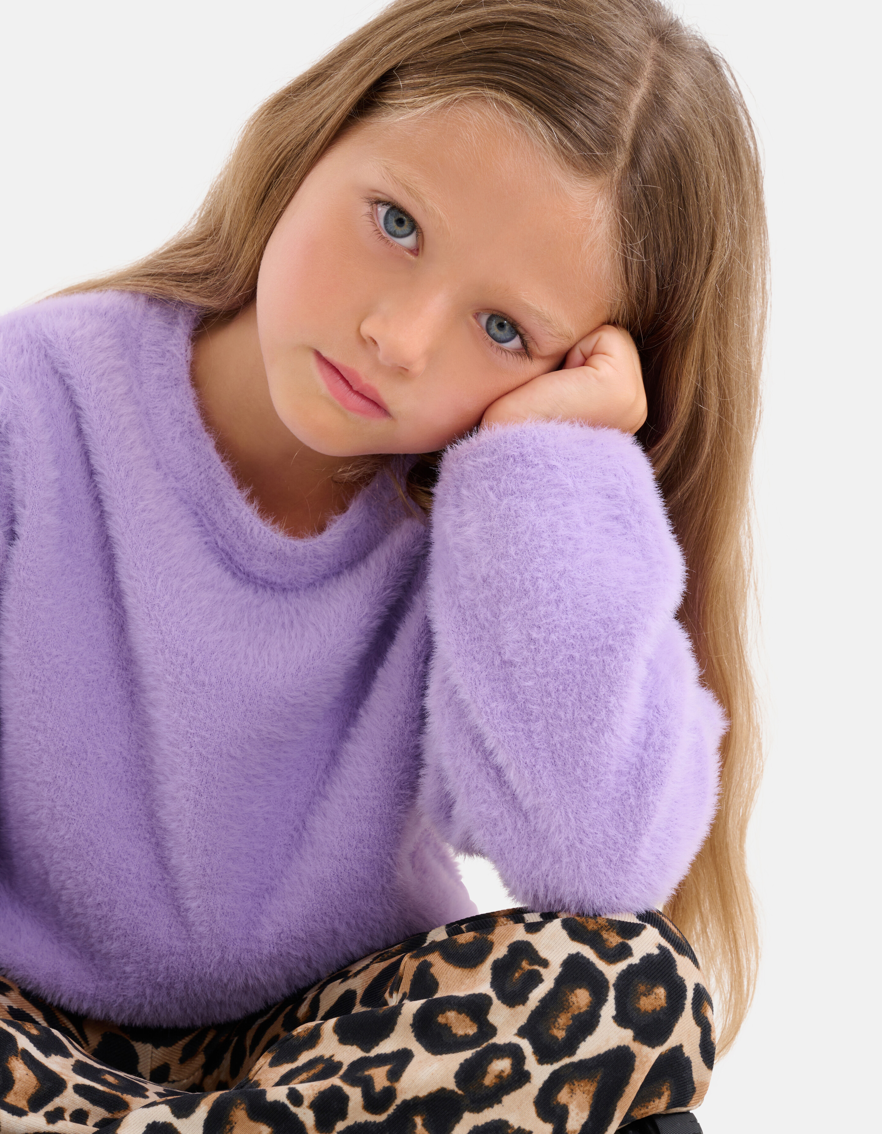 Weicher Pullover Hellviolett SHOEBY GIRLS