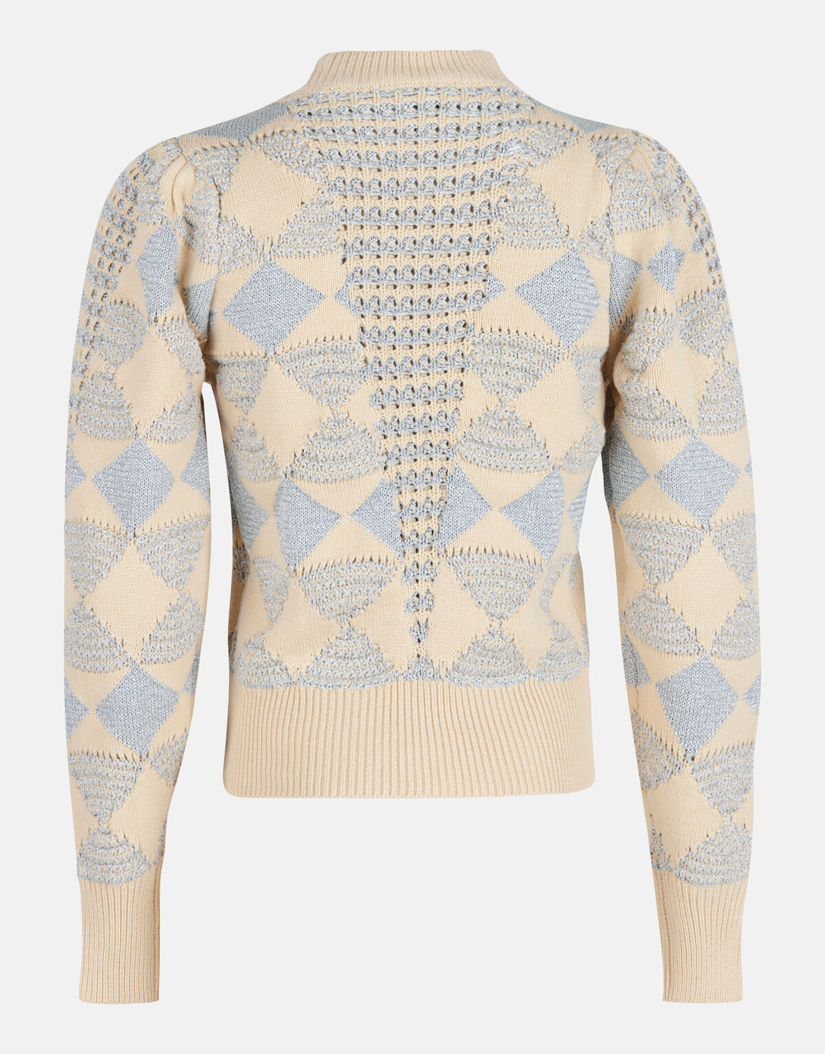 Lurex-Glitzer-Pullover Silber SHOEBY WOMEN