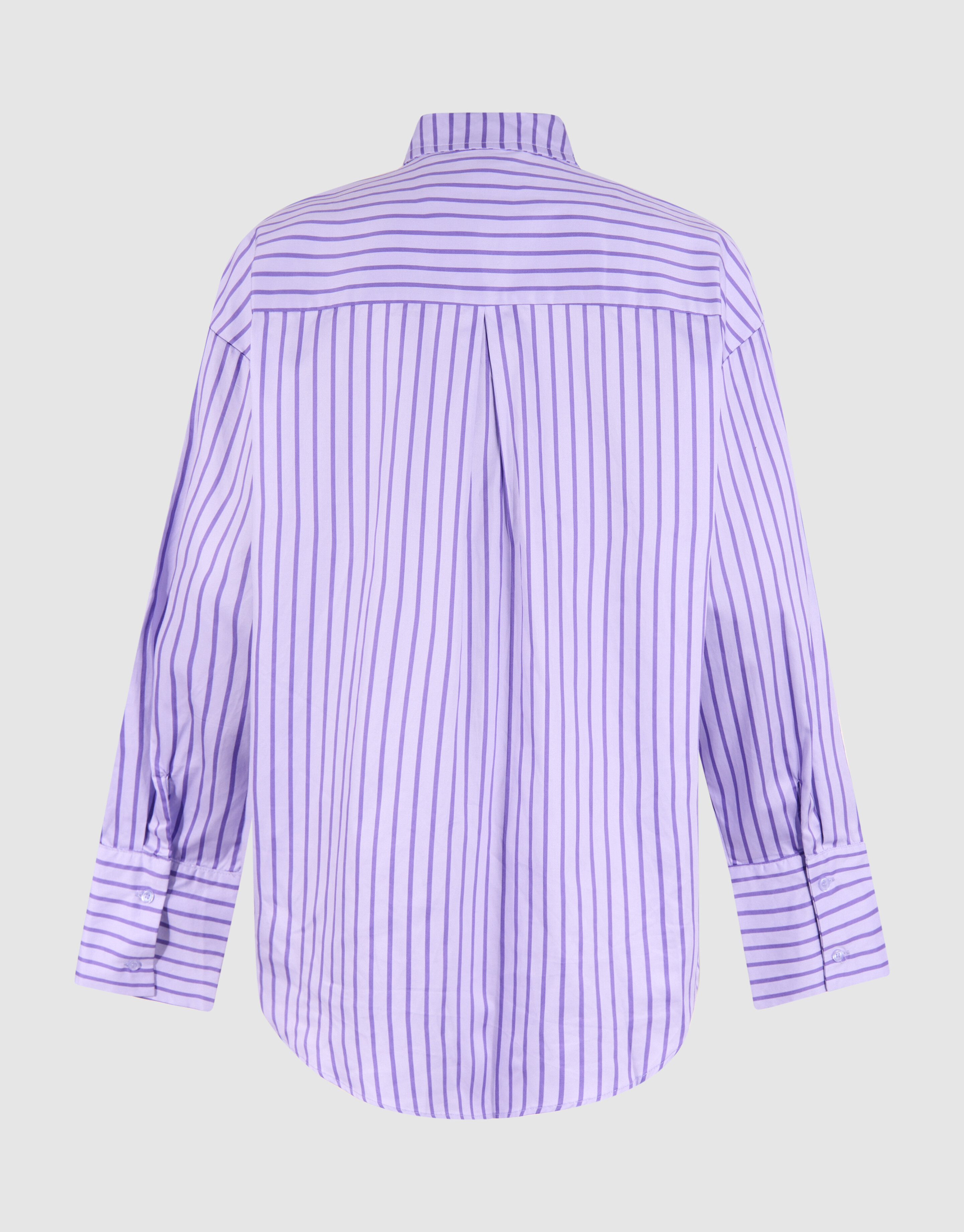 Nadelstreifen-Logo-Bluse Lila SHOEBY WOMEN