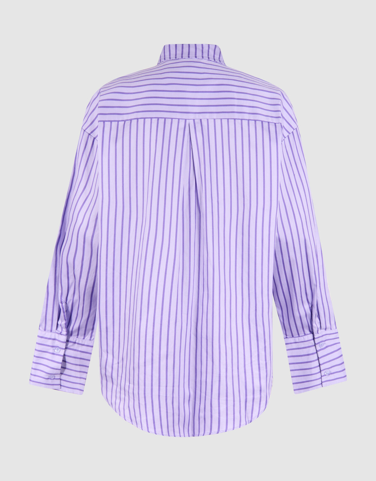 Nadelstreifen-Logo-Bluse Lila SHOEBY WOMEN