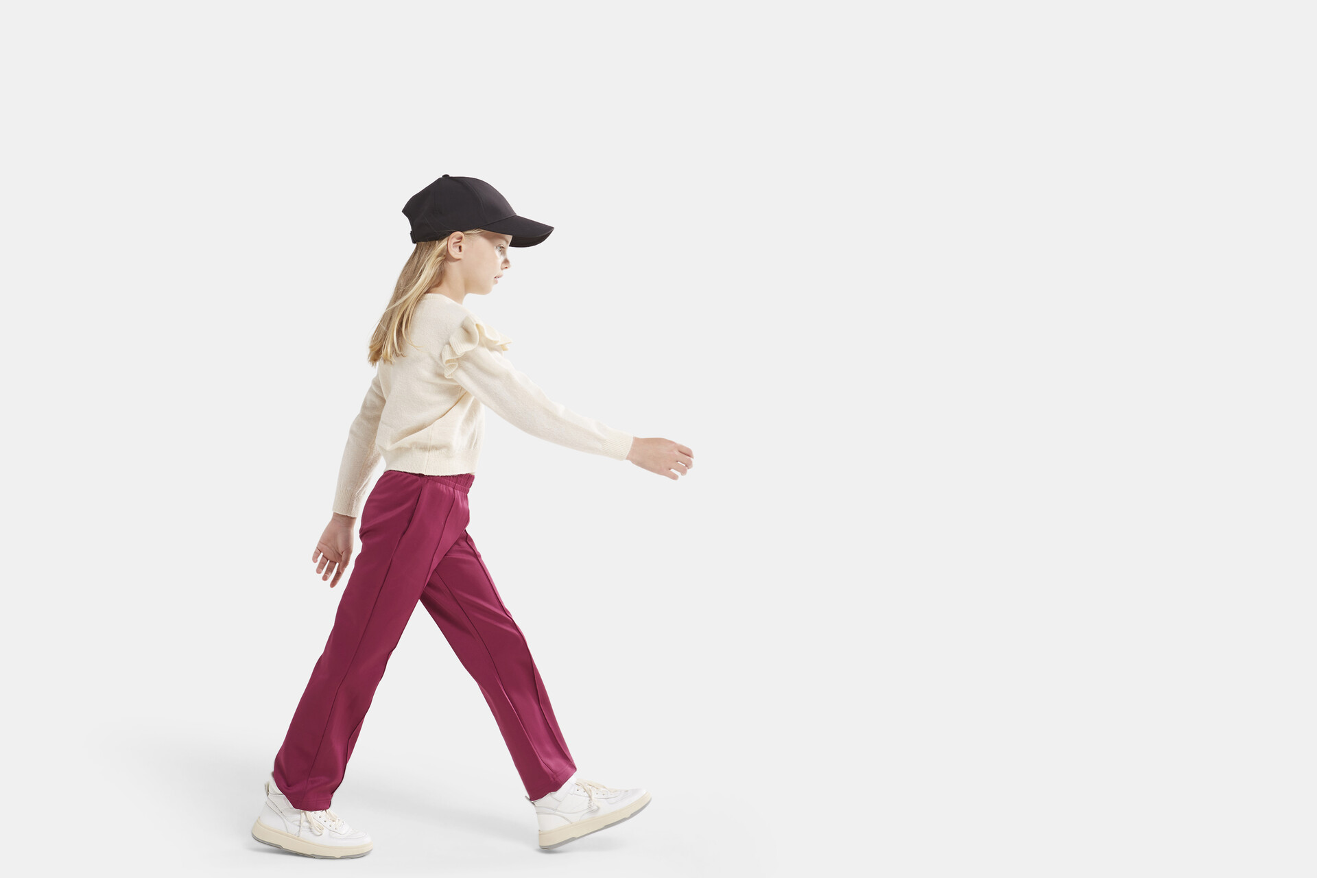 Schulter-Rüschen-Pullover SHOEBY GIRLS
