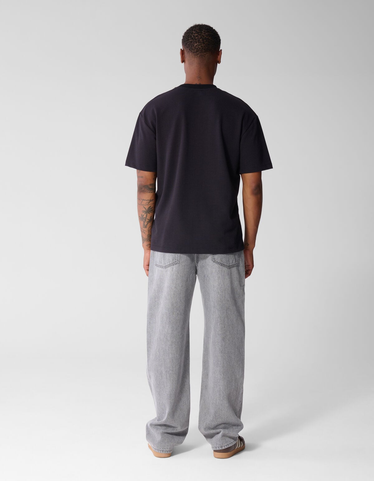 Honeycomb T-Shirt Lila SHOEBY MEN
