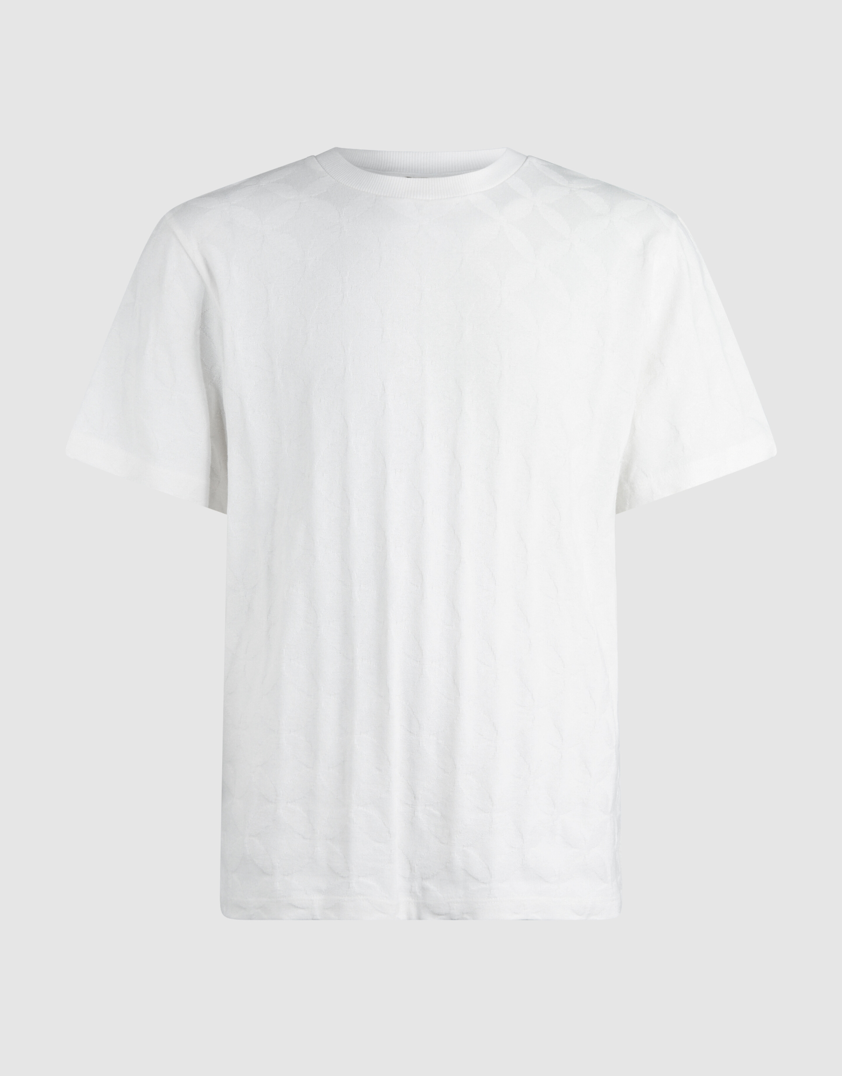 Jacquard Spark Logo T-Shirt Off-White SHOEBY MEN