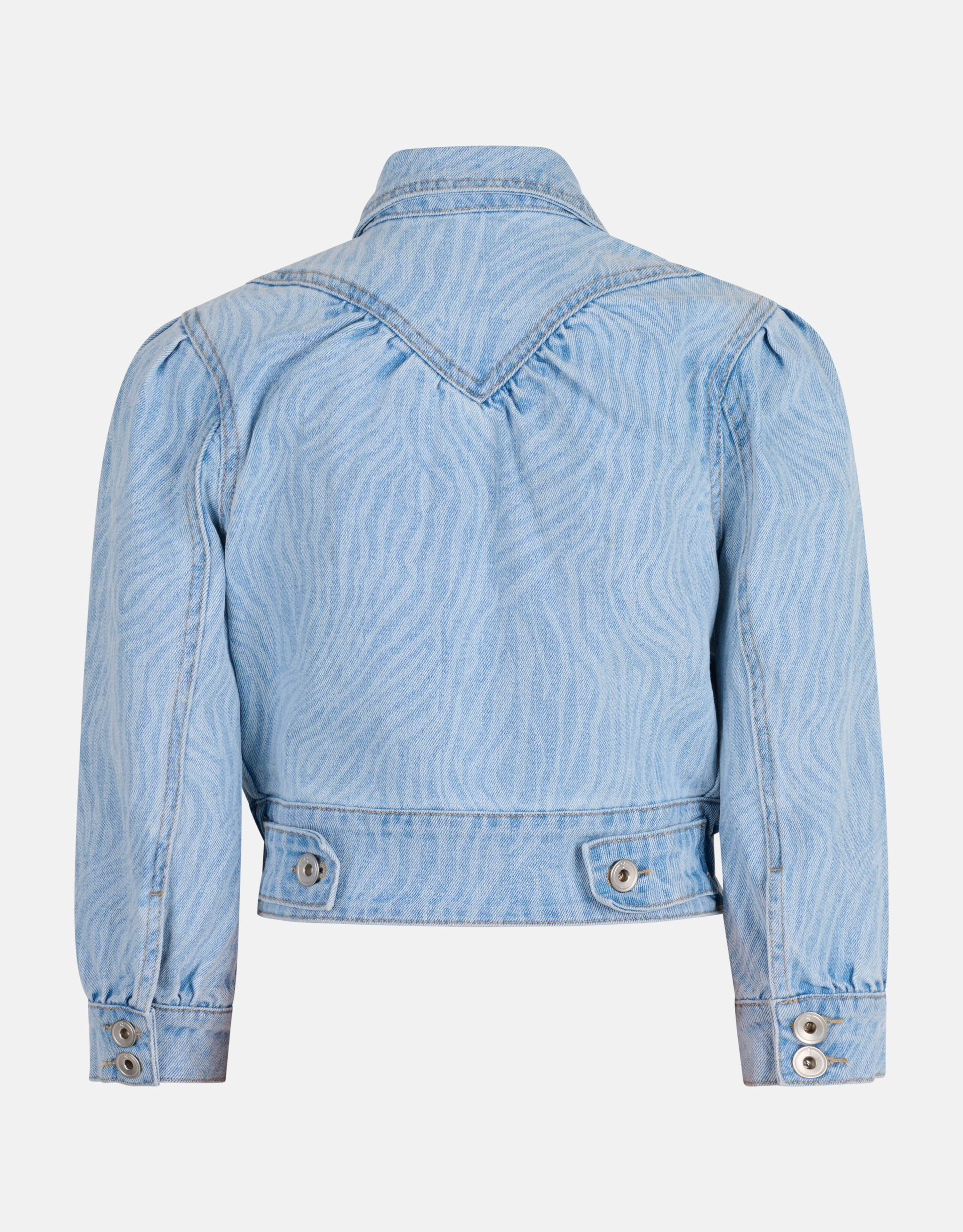 Zebra Print Denim Jacket gebleicht SHOEBY GIRLS