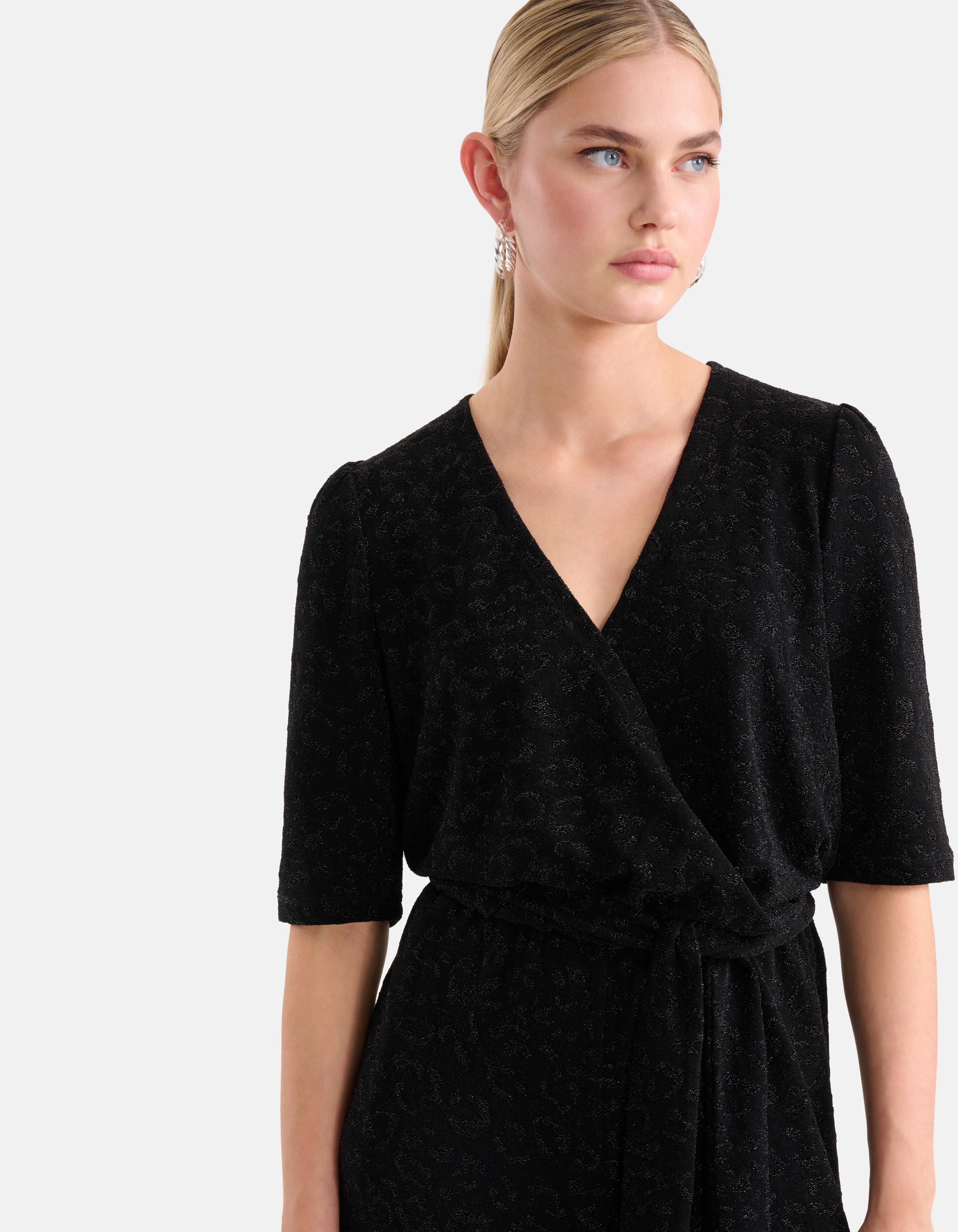 Lurex Jumpsuit Schwarz SHOEBY WOMEN