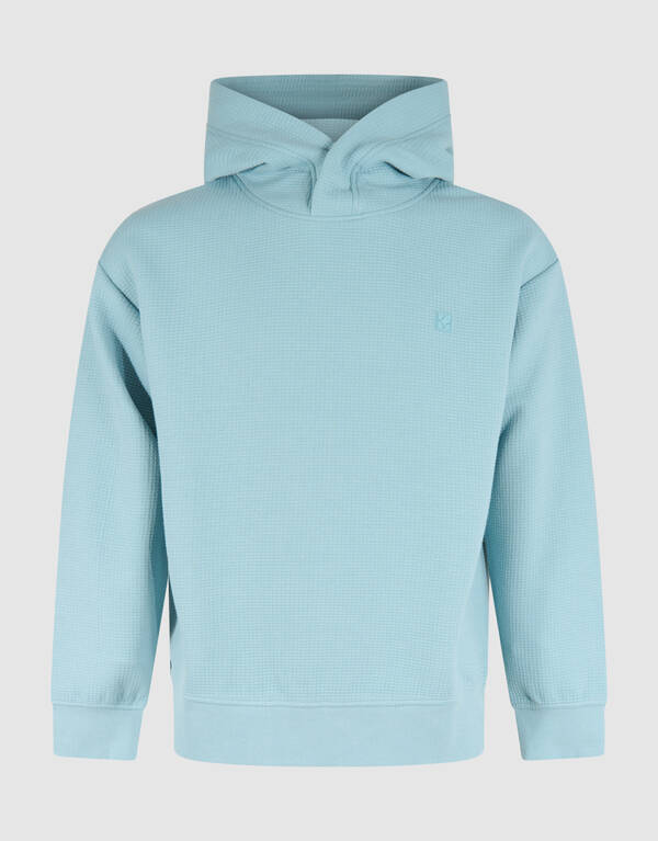 Jacquard Hoodie Hellblau SHOEBY MEN