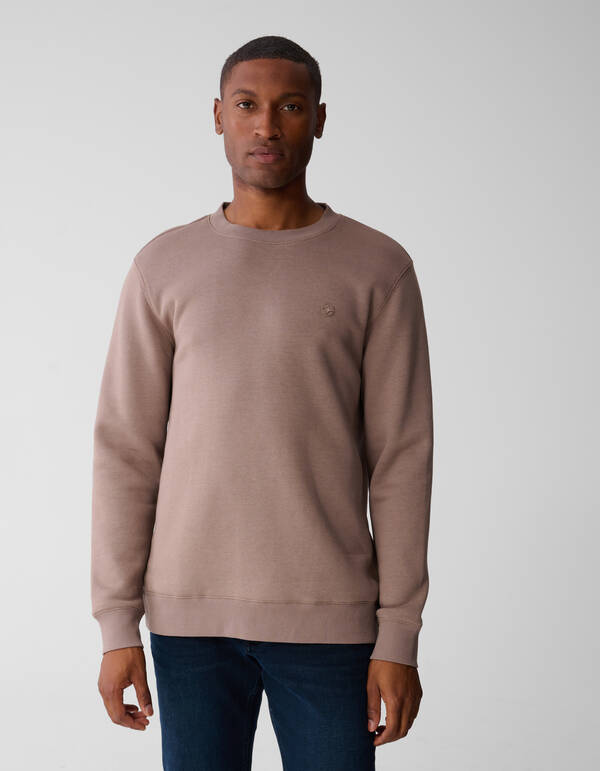 Abzeichen Pullover Hellbraun SHOEBY MEN