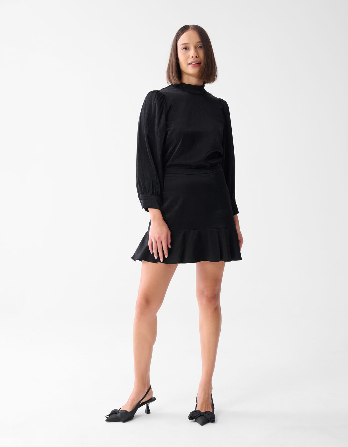 Satin Top Schwarz SHOEBY WOMEN