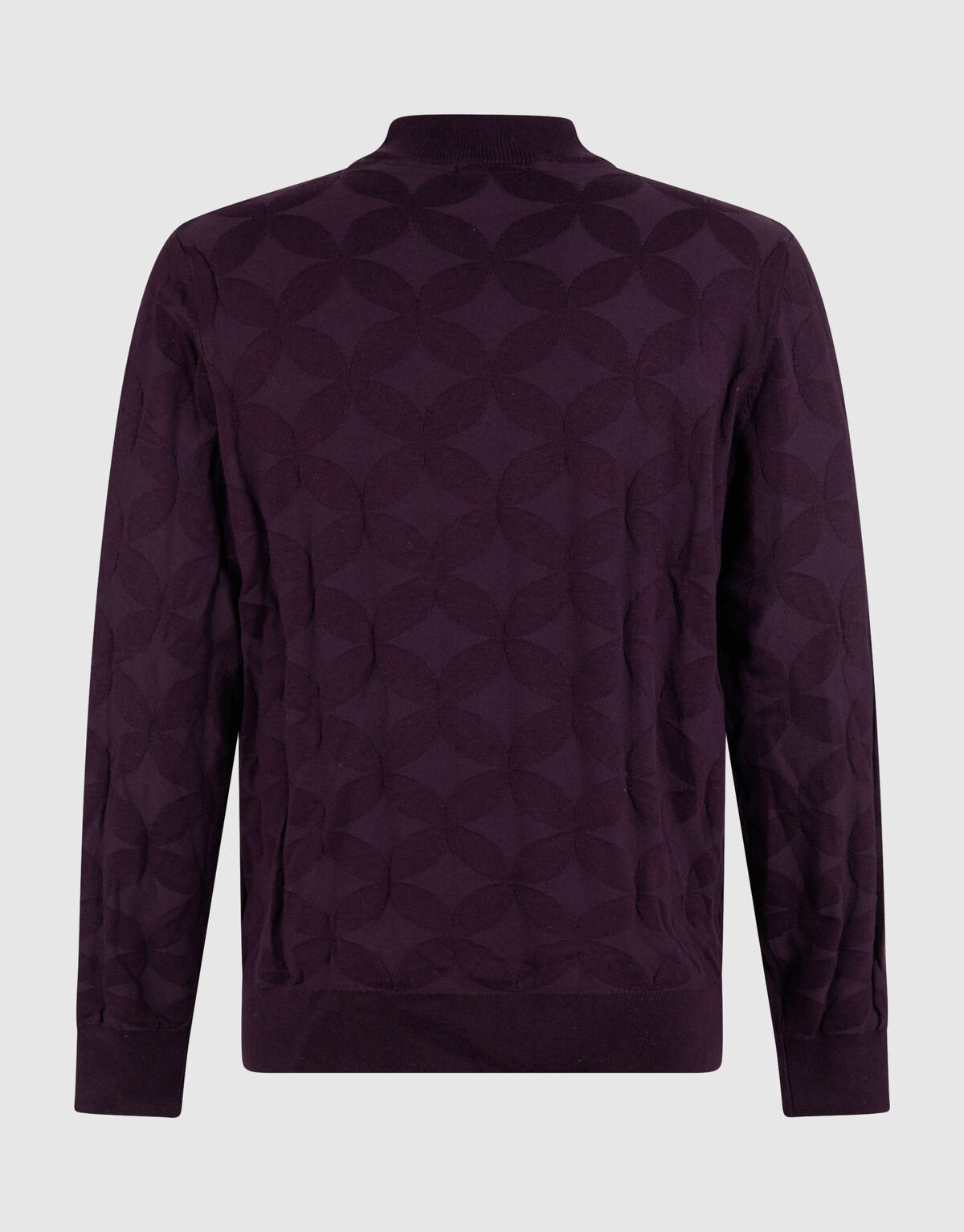 Glitzernder Strickpullover, Dunkelrot SHOEBY MEN