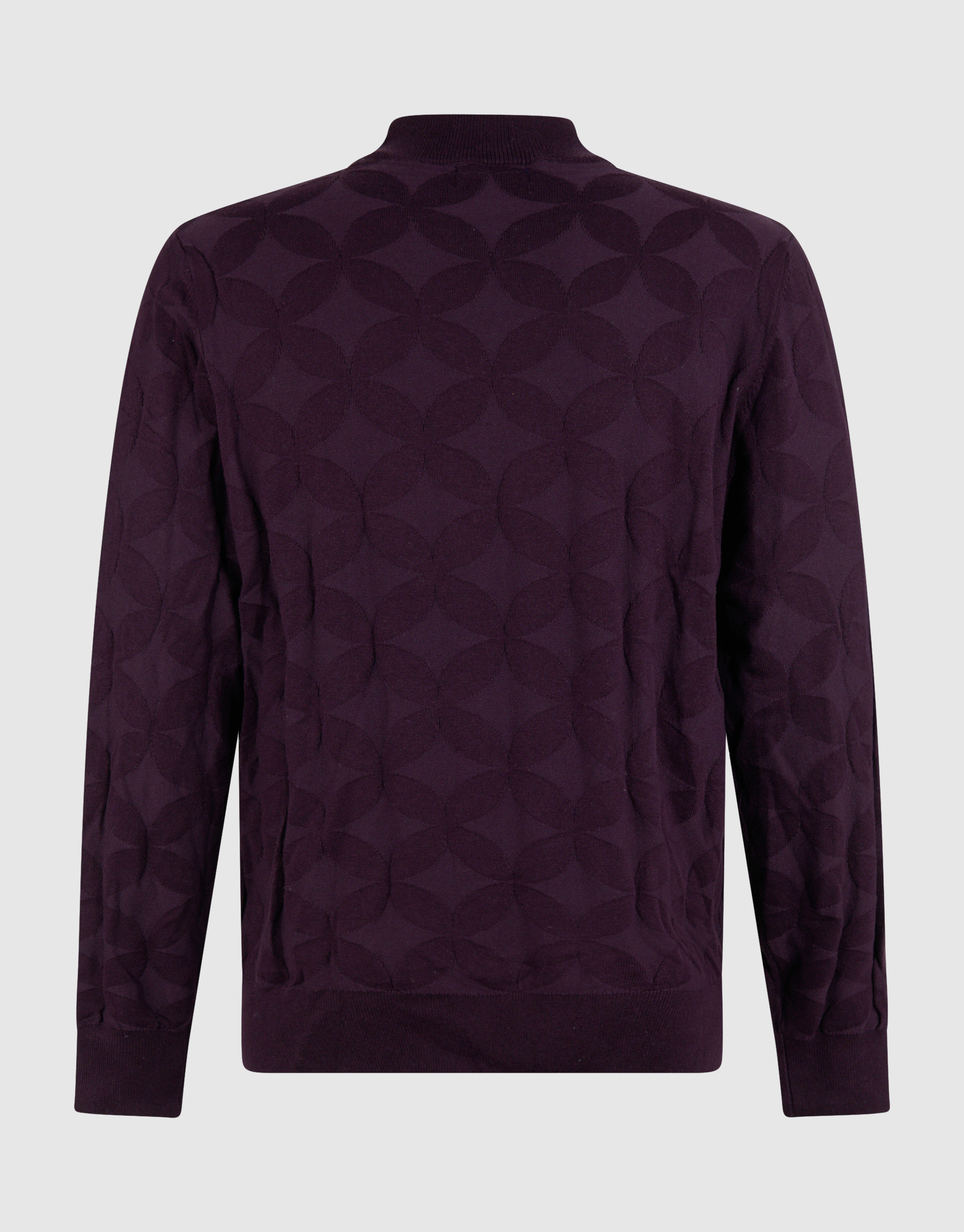 Glitzernder Strickpullover, Dunkelrot SHOEBY MEN