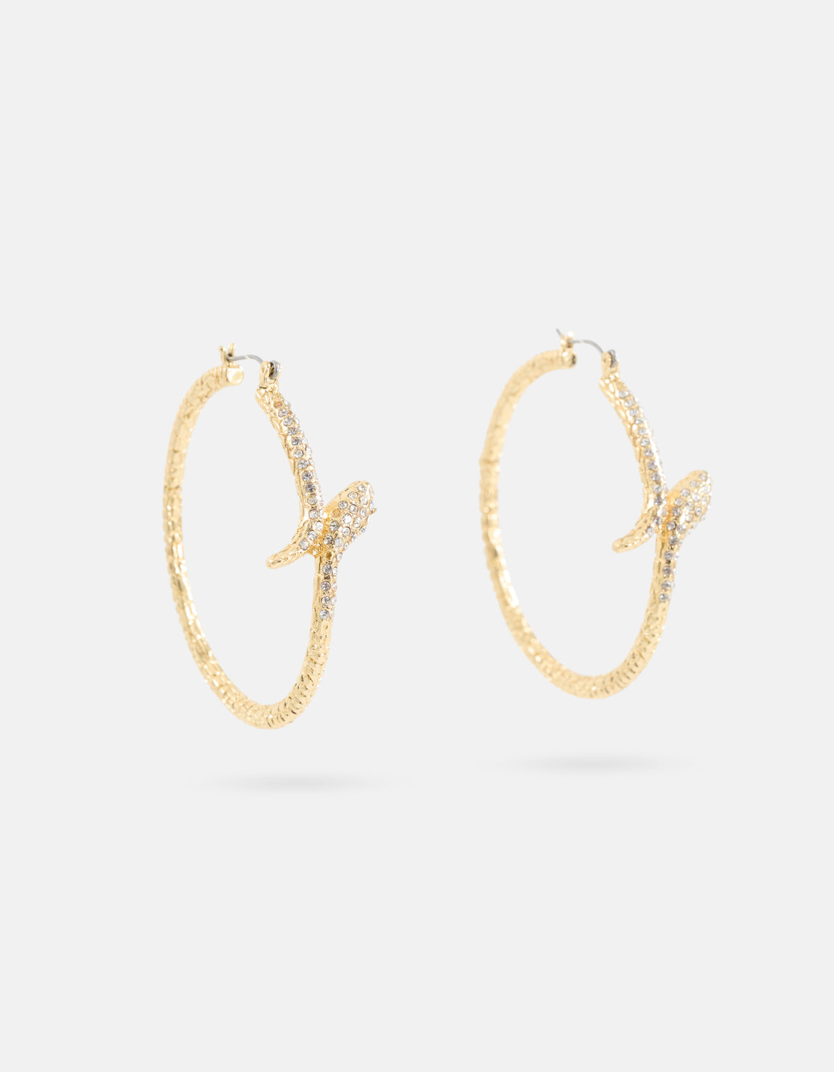 Slangen Hoop Oorbellen Goud SHOEBY ACCESSOIRES