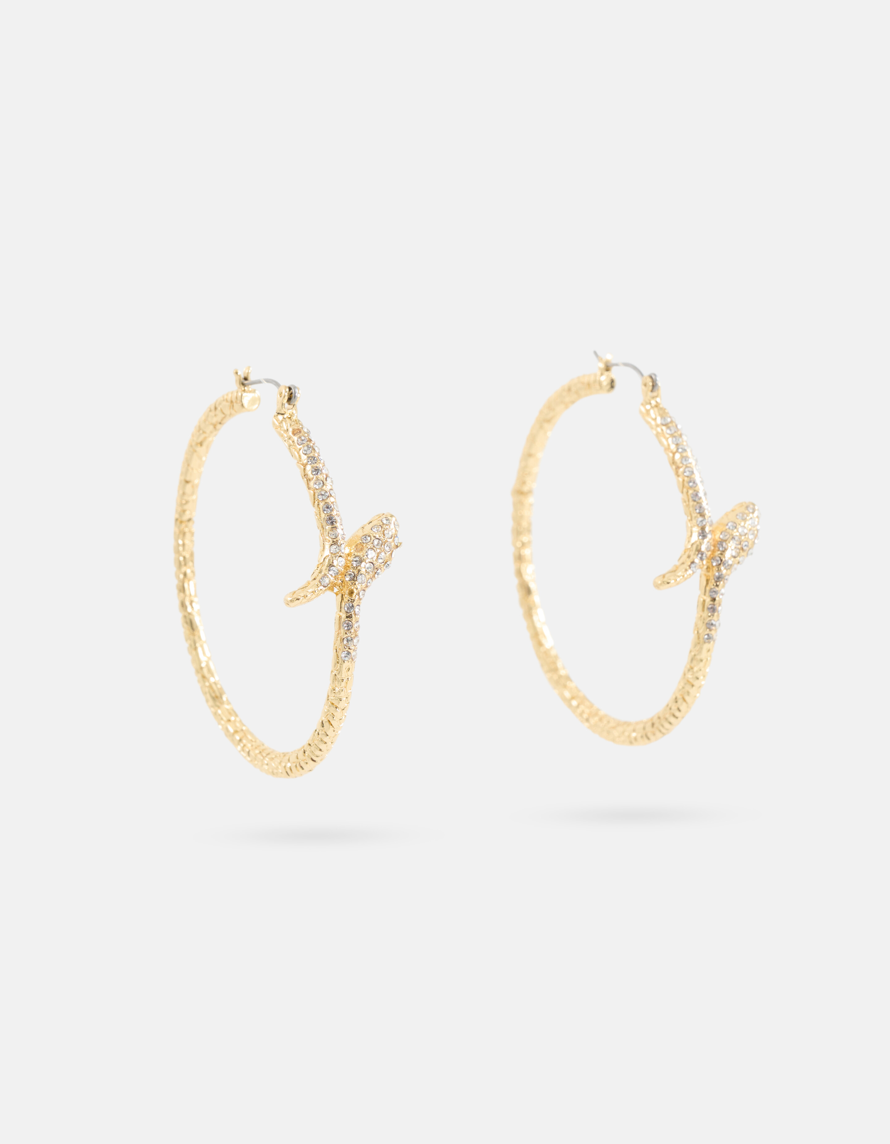 Slangen Hoop Oorbellen Goud SHOEBY ACCESSOIRES
