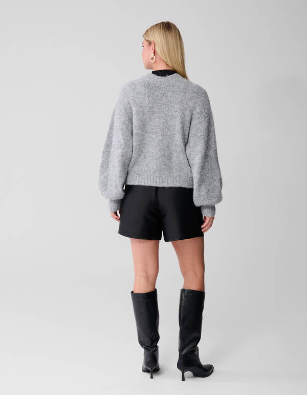 Zweiweg-Streifenweste Lichtgrau SHOEBY WOMEN