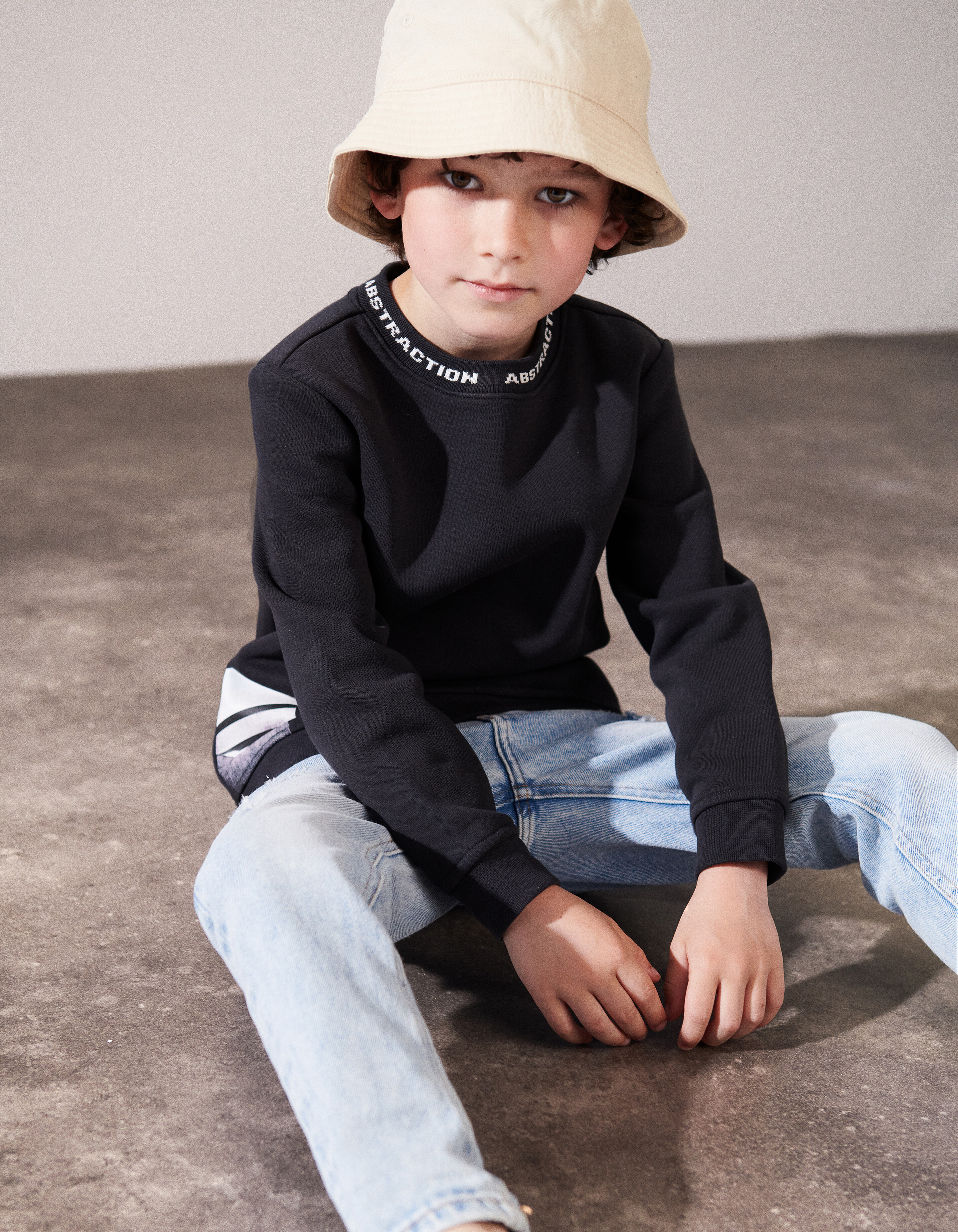 Print Pullover Dunkelgrau SHOEBY BOYS