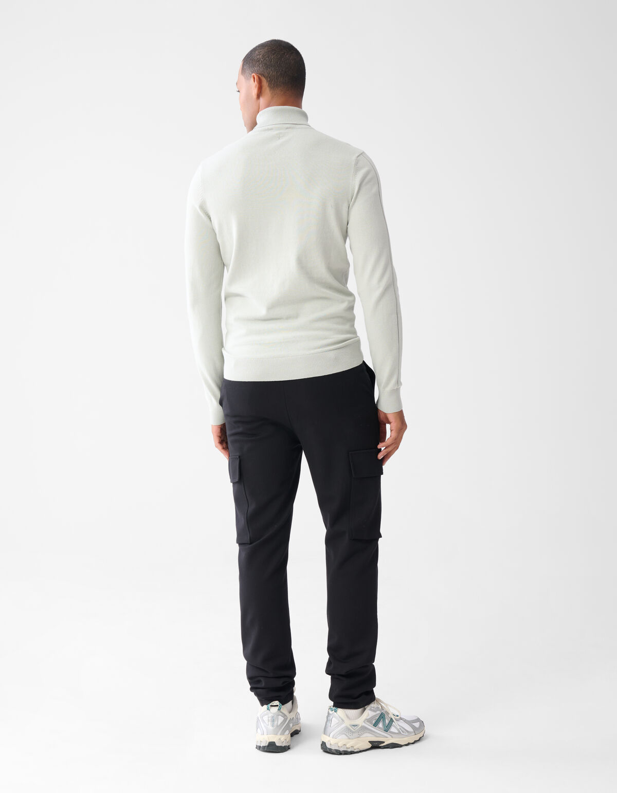 Basic Rollkragenpullover Hellgrau SHOEBY MEN