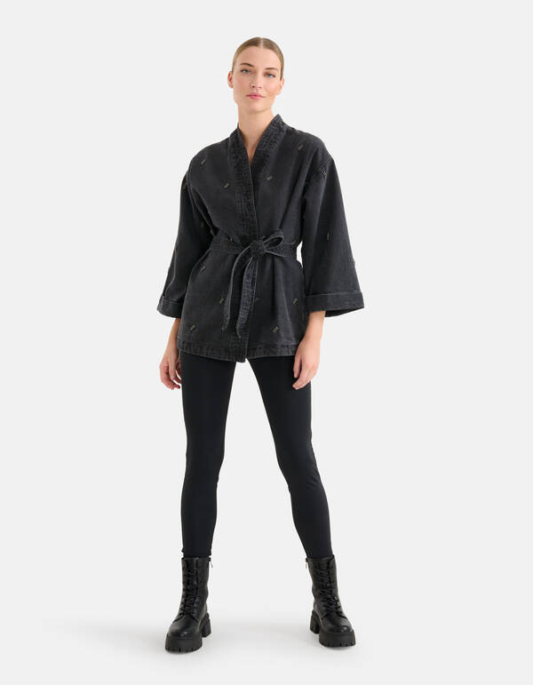 Kimono aus gewaschenem Denim von Mieke SHOEBY WOMEN