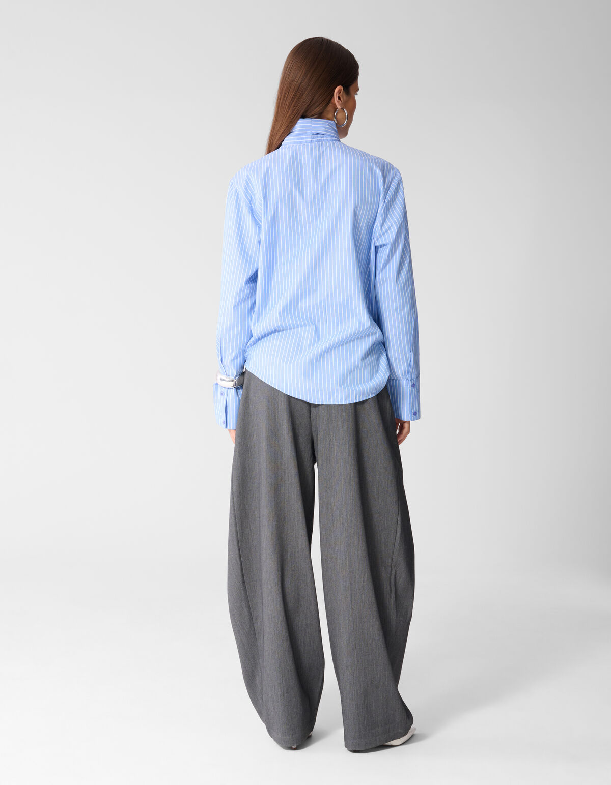 Oversize-Schalbluse hellblau SHOEBY WOMEN