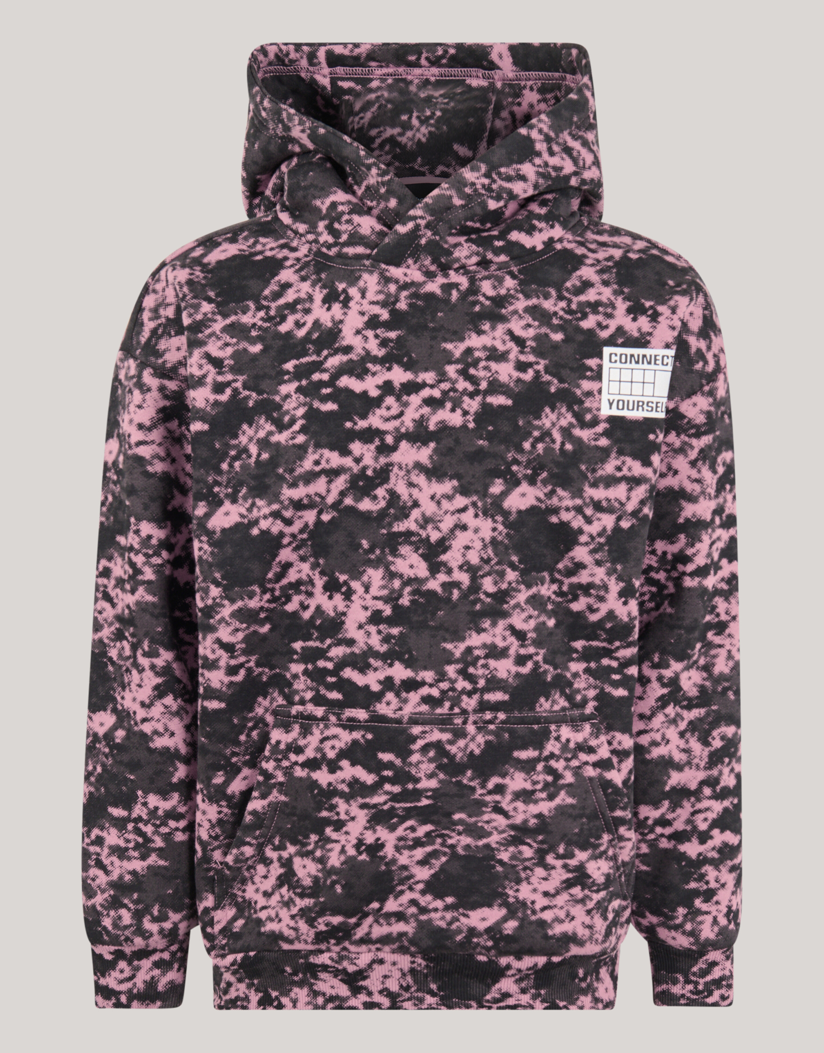 Bedruckter Hoodie Dunkelrosa SHOEBY BOYS