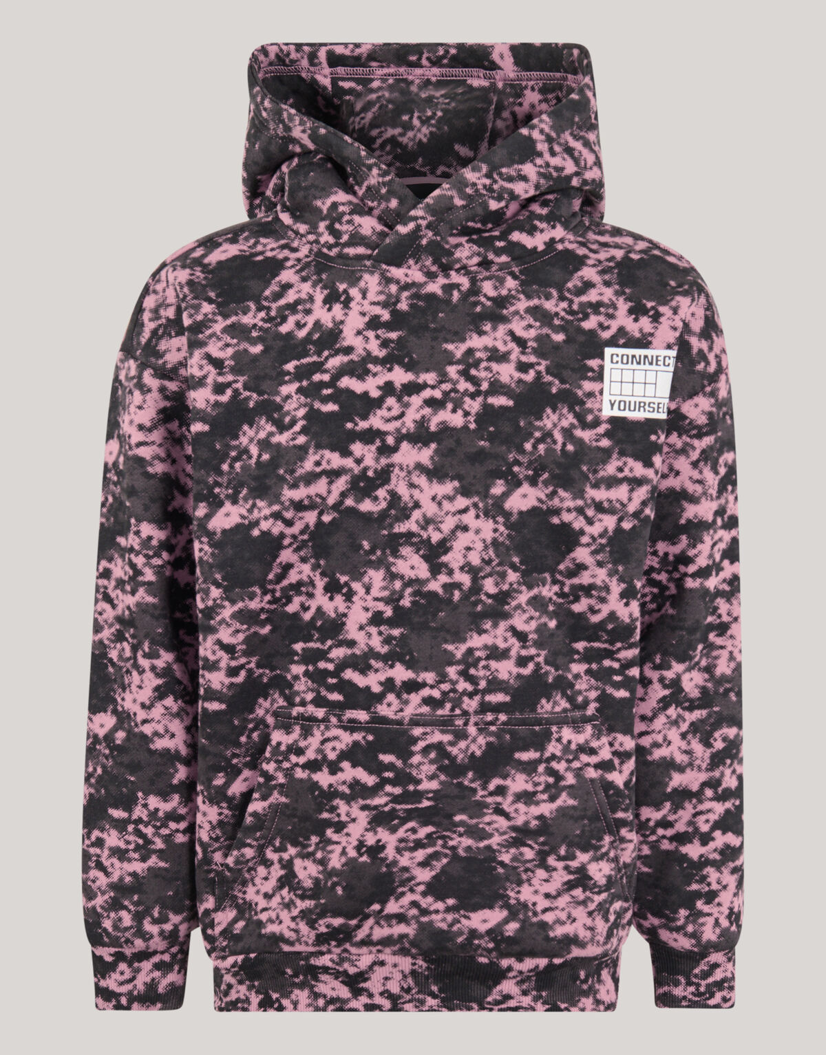 Bedruckter Hoodie Dunkelrosa SHOEBY BOYS