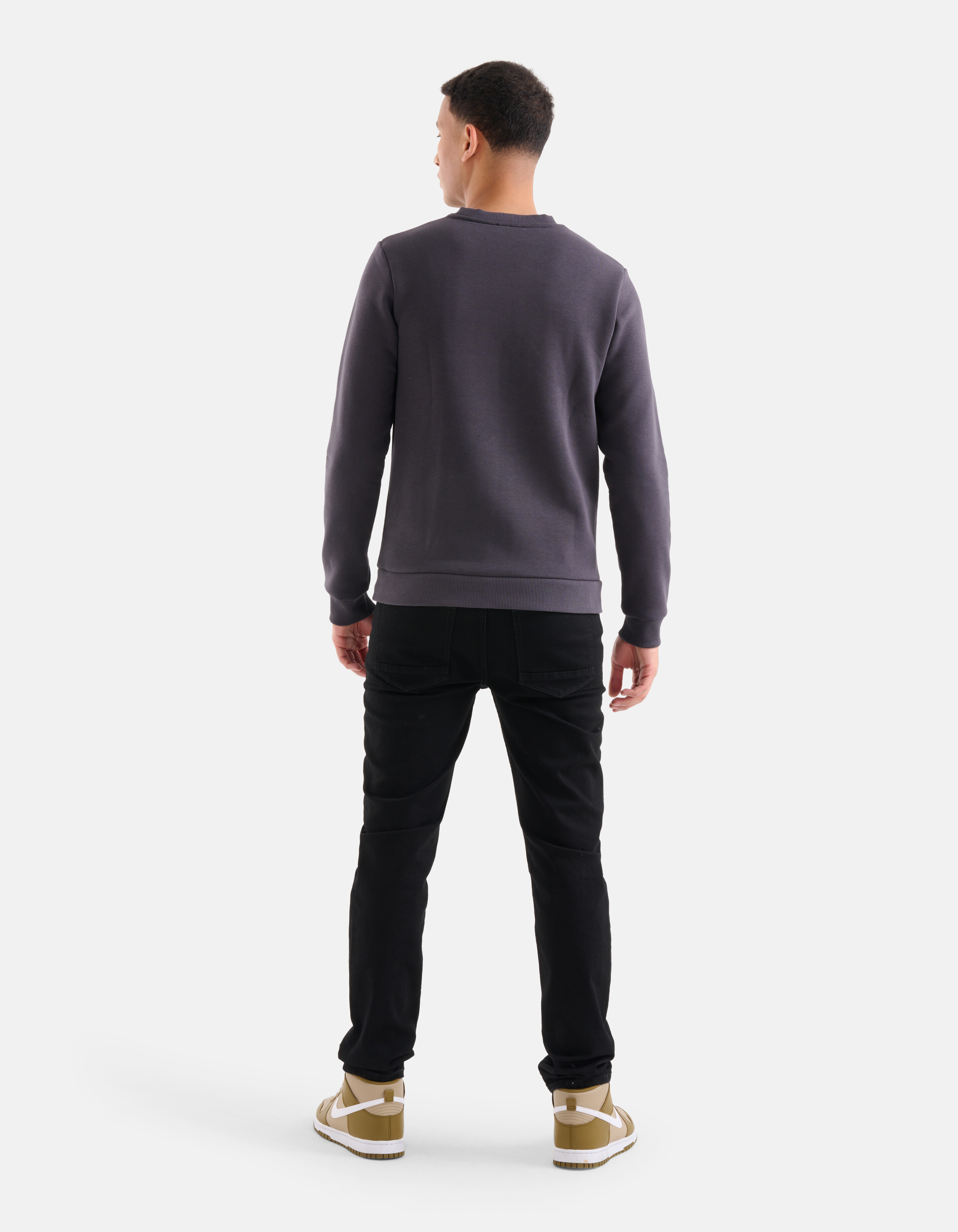 Sparkle Pullover Dunkelgrau SHOEBY MEN
