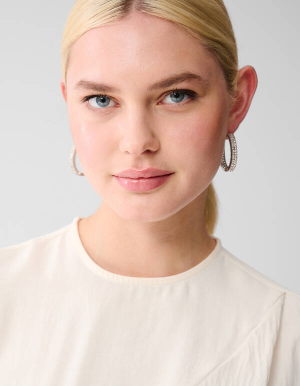 Twist-Top mit Knopfleiste Off White SHOEBY WOMEN