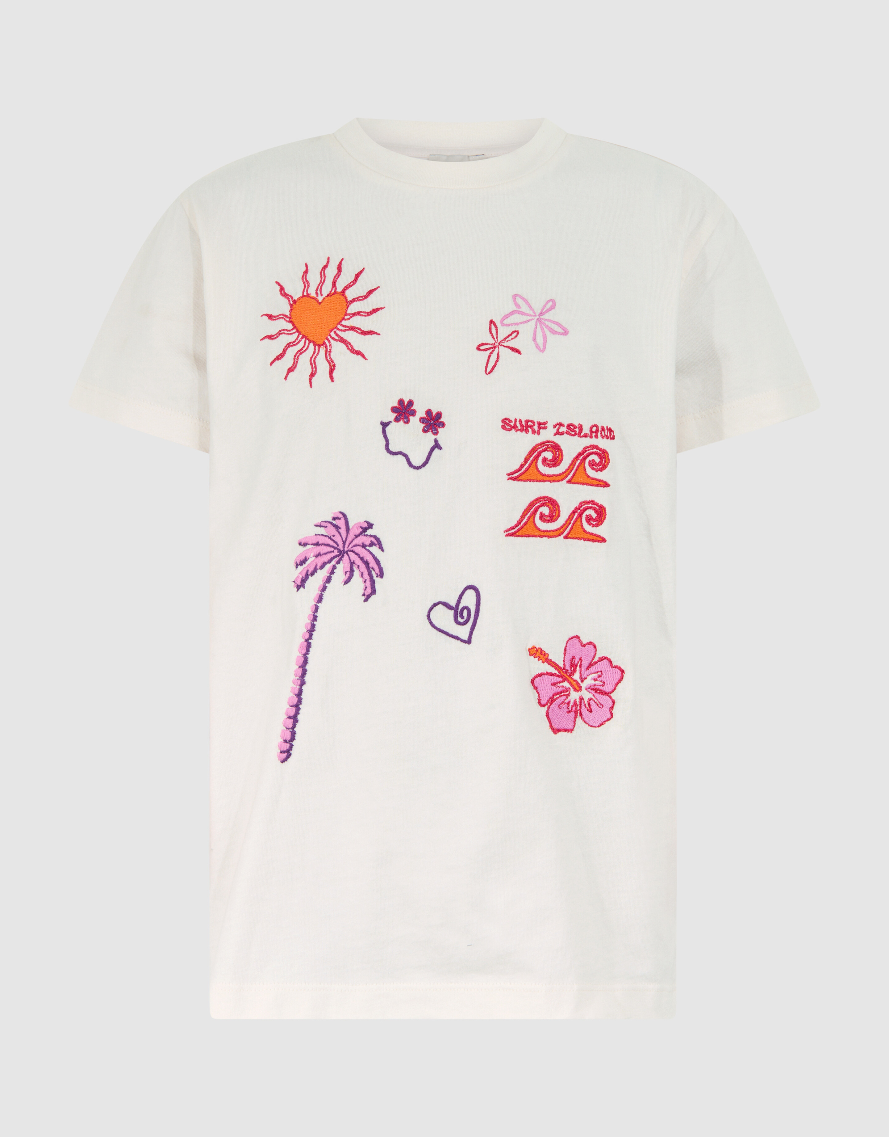 Sunny Artwork T-shirt Off White SHOEBY GIRLS