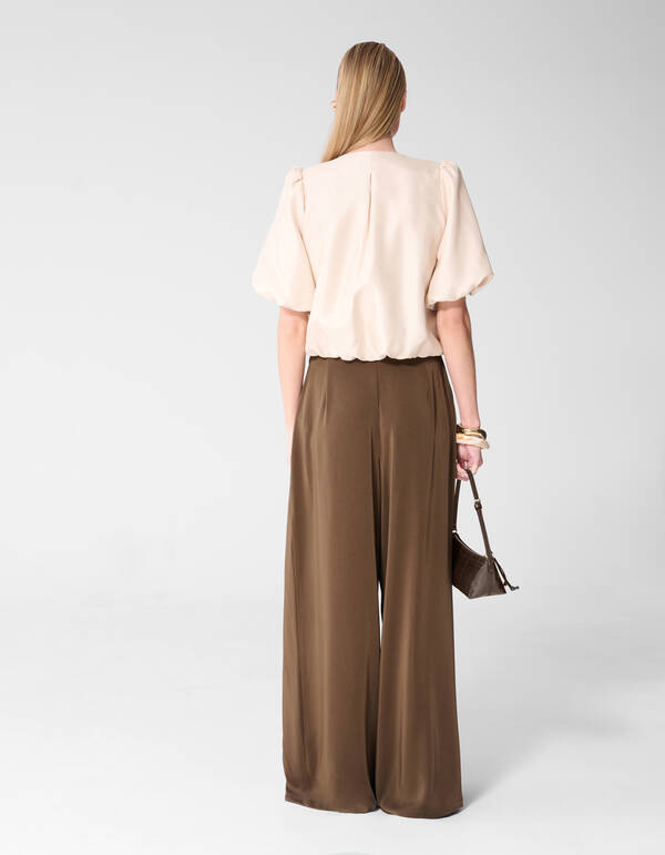 Button Bluse Gebrochen Wei&szlig; Von Fred SHOEBY WOMEN